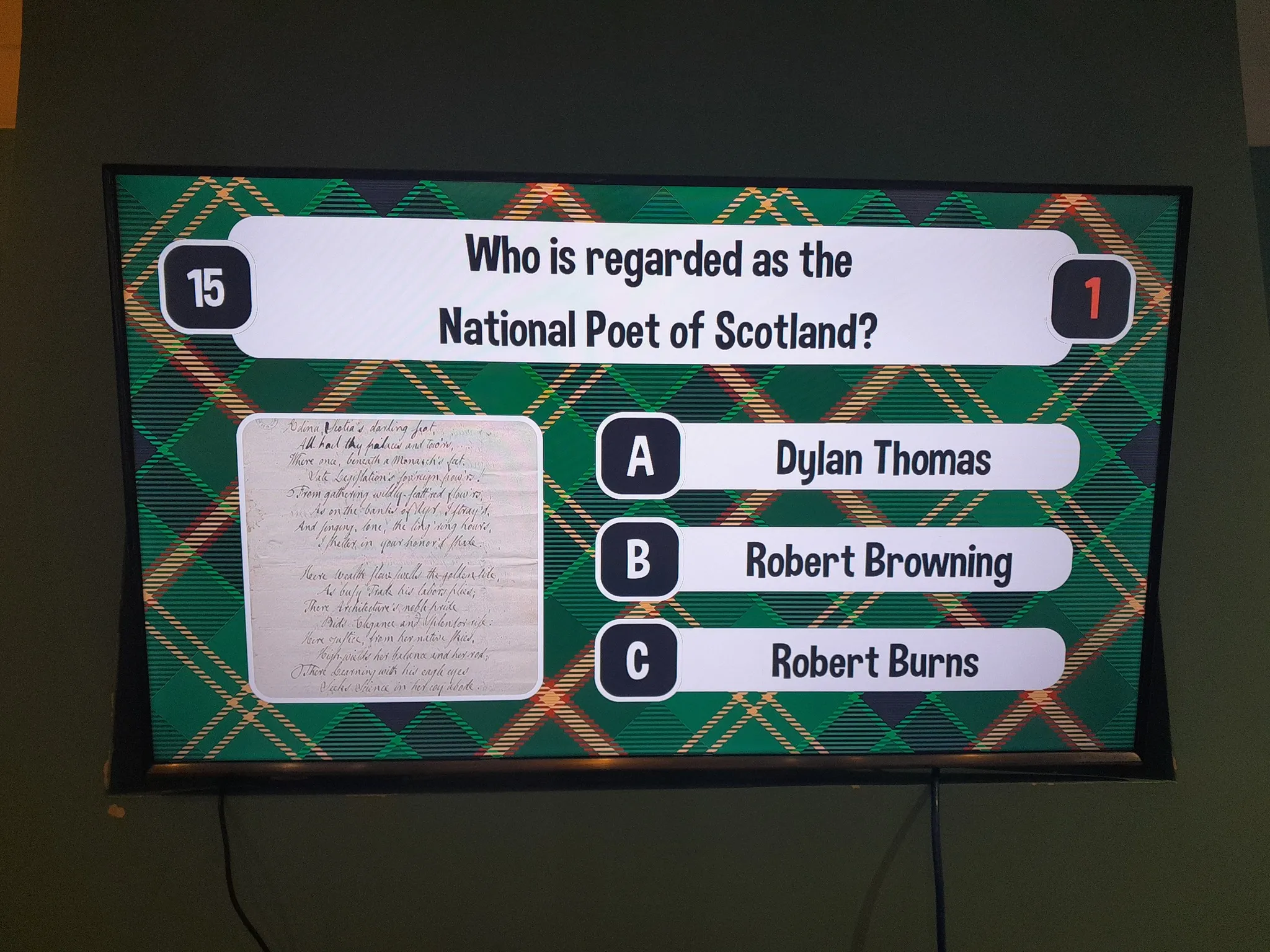 Burns celebrations