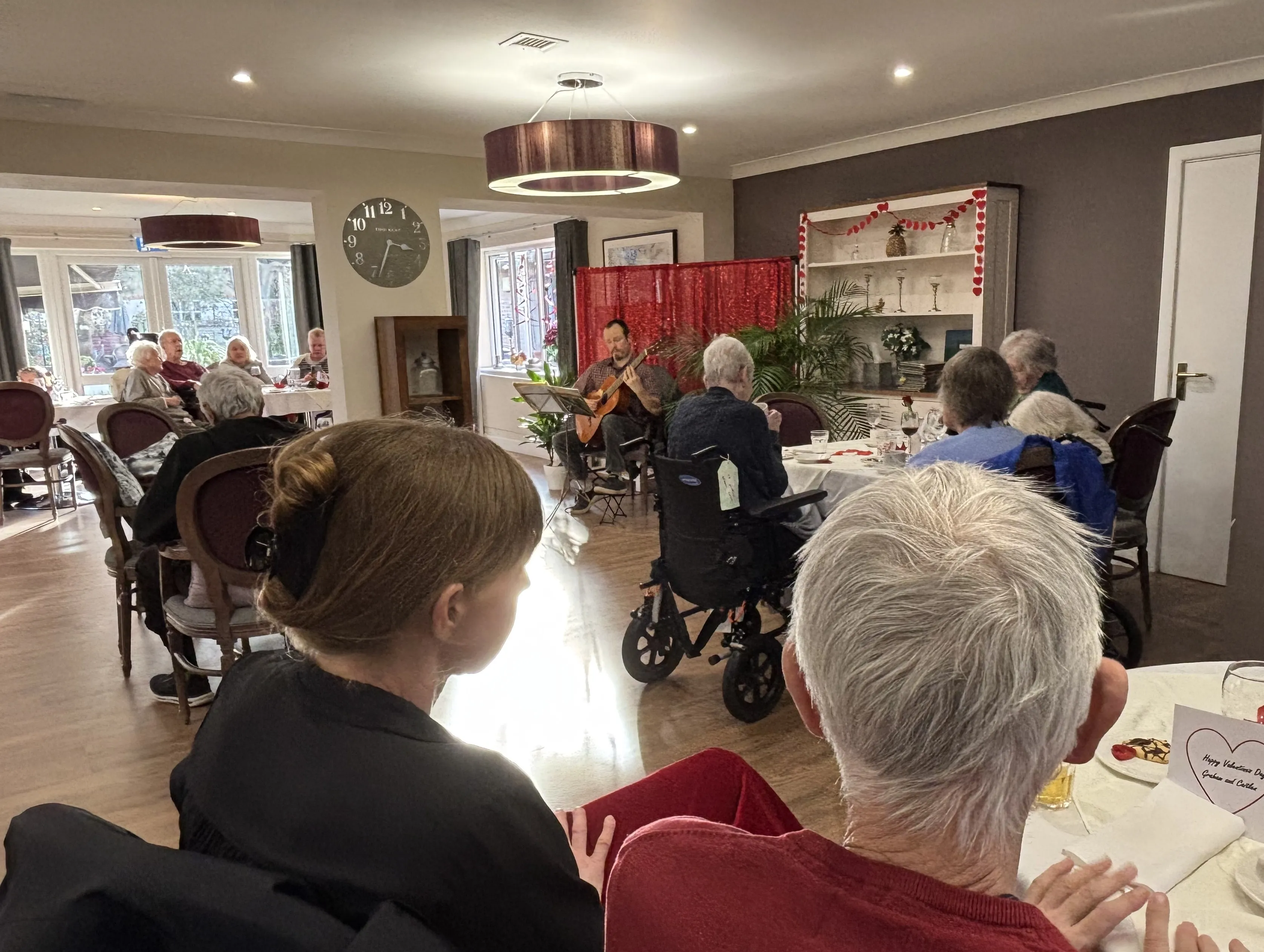Valentines Day activities and Valentines afternoon tea with Guitar performance at Atfield House
