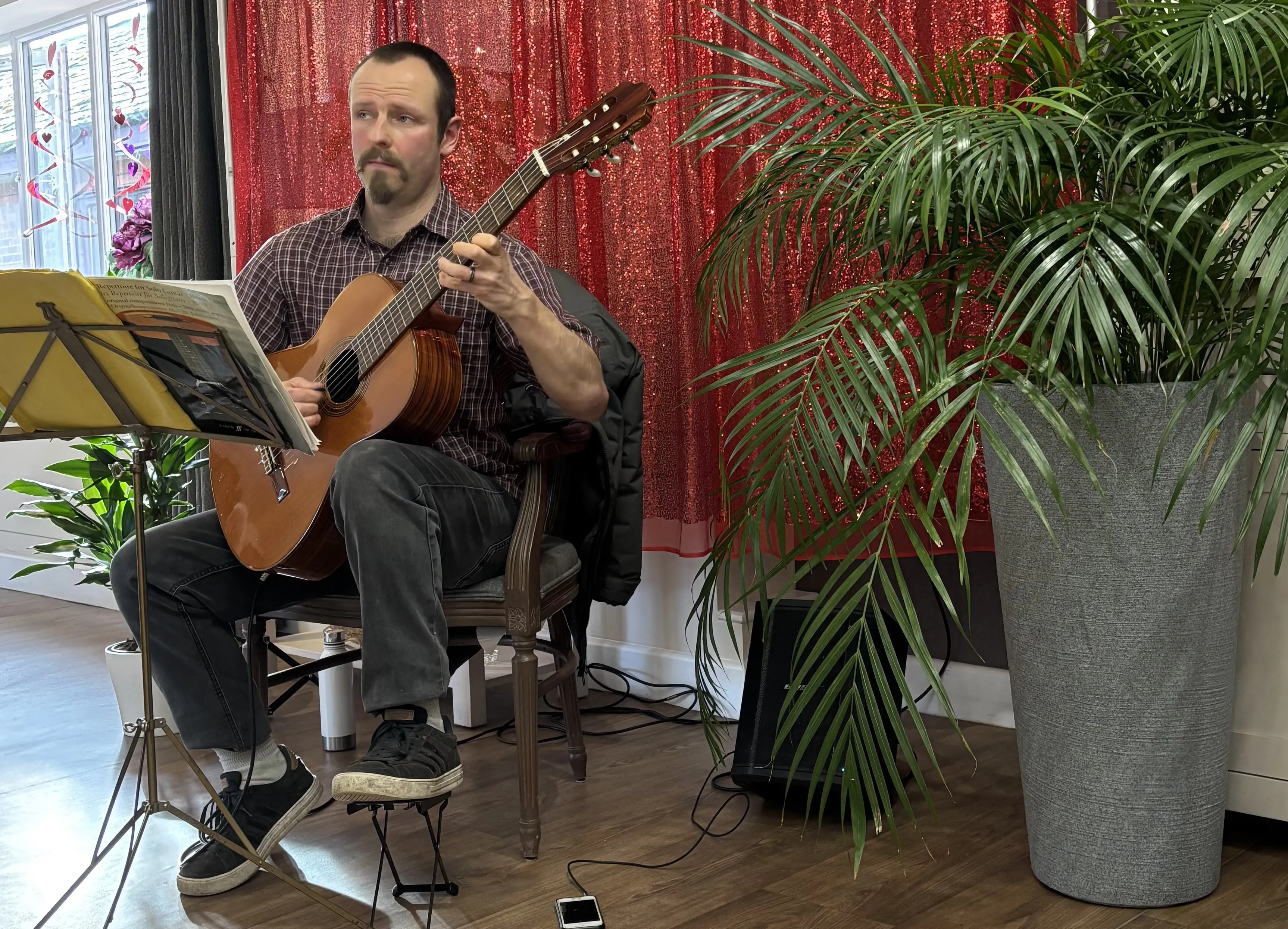 Valentines Day activities and Valentines afternoon tea with Guitar performance at Atfield House