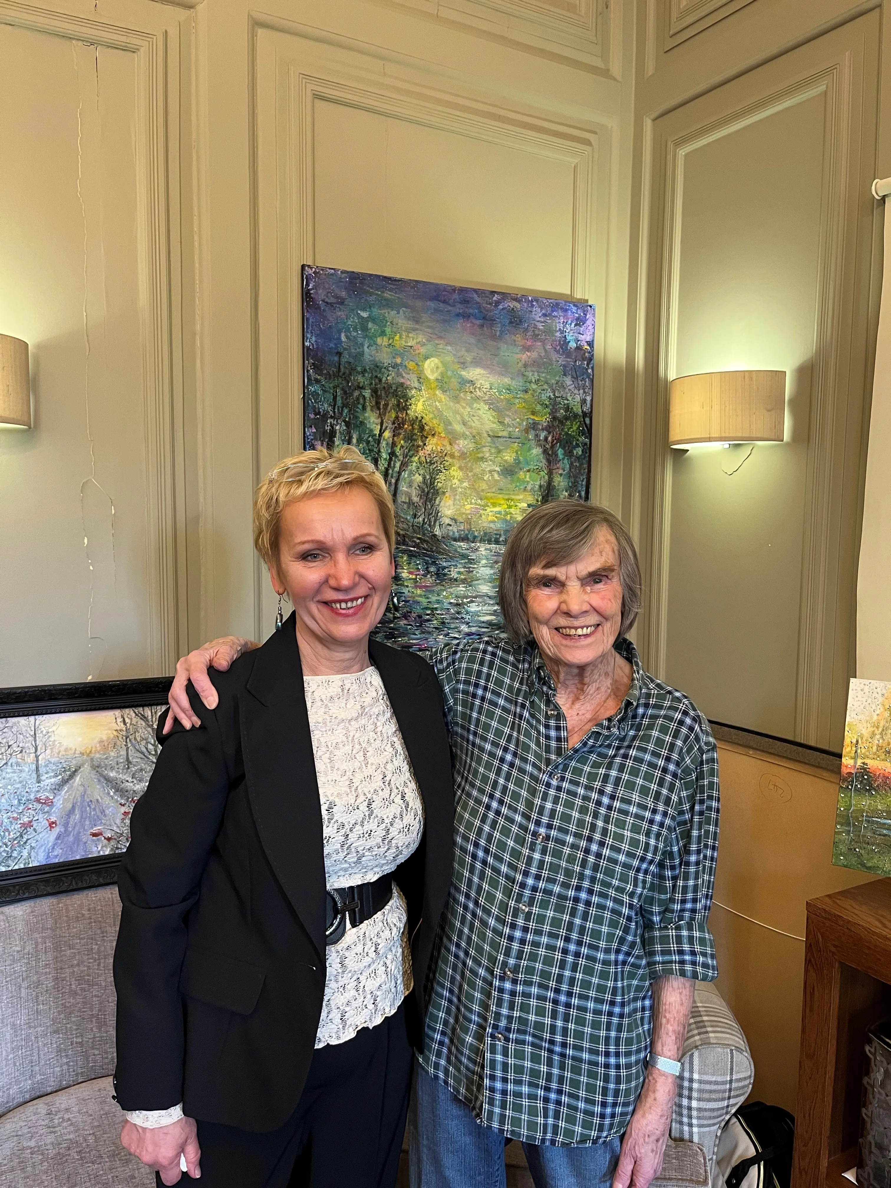  A beautiful Art Exhibition celebrating the work of carer, Regina