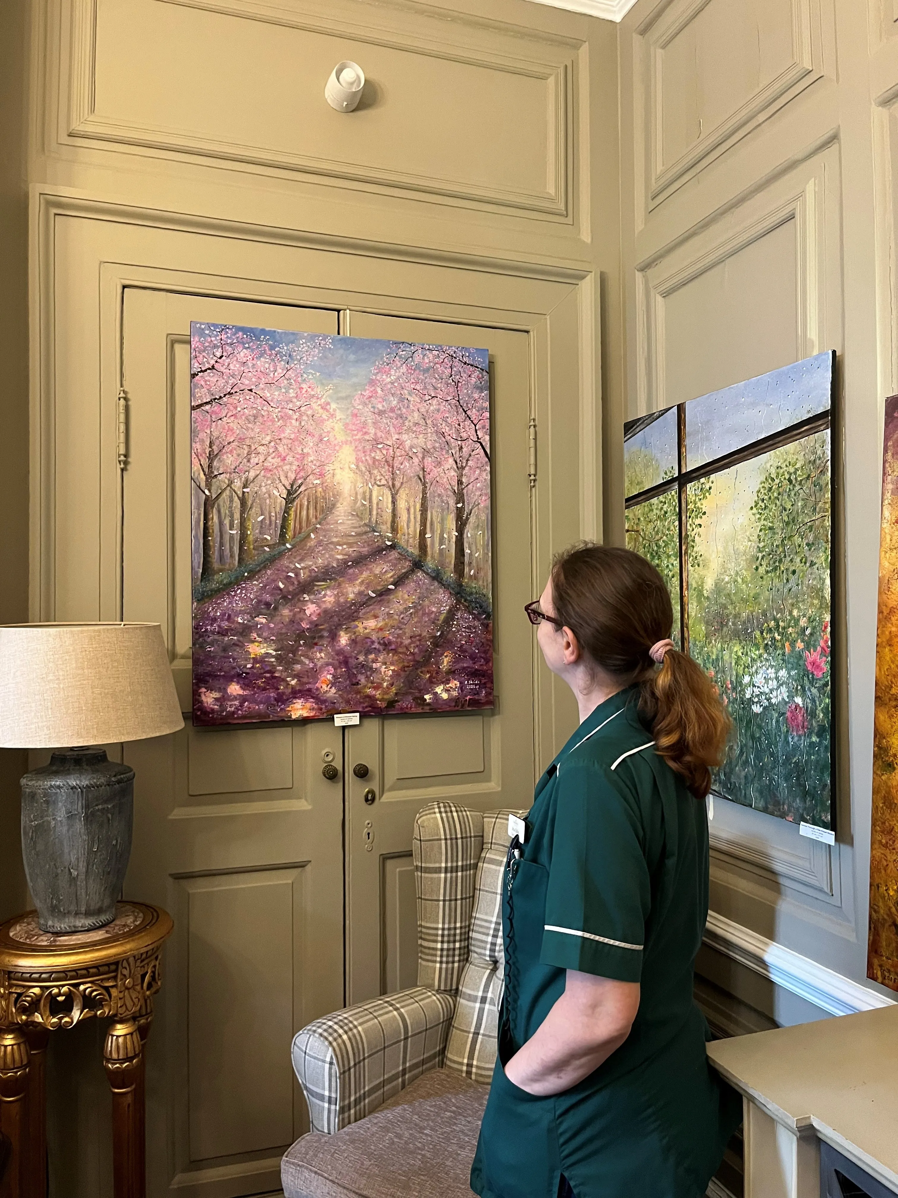  A beautiful Art Exhibition celebrating the work of carer, Regina
