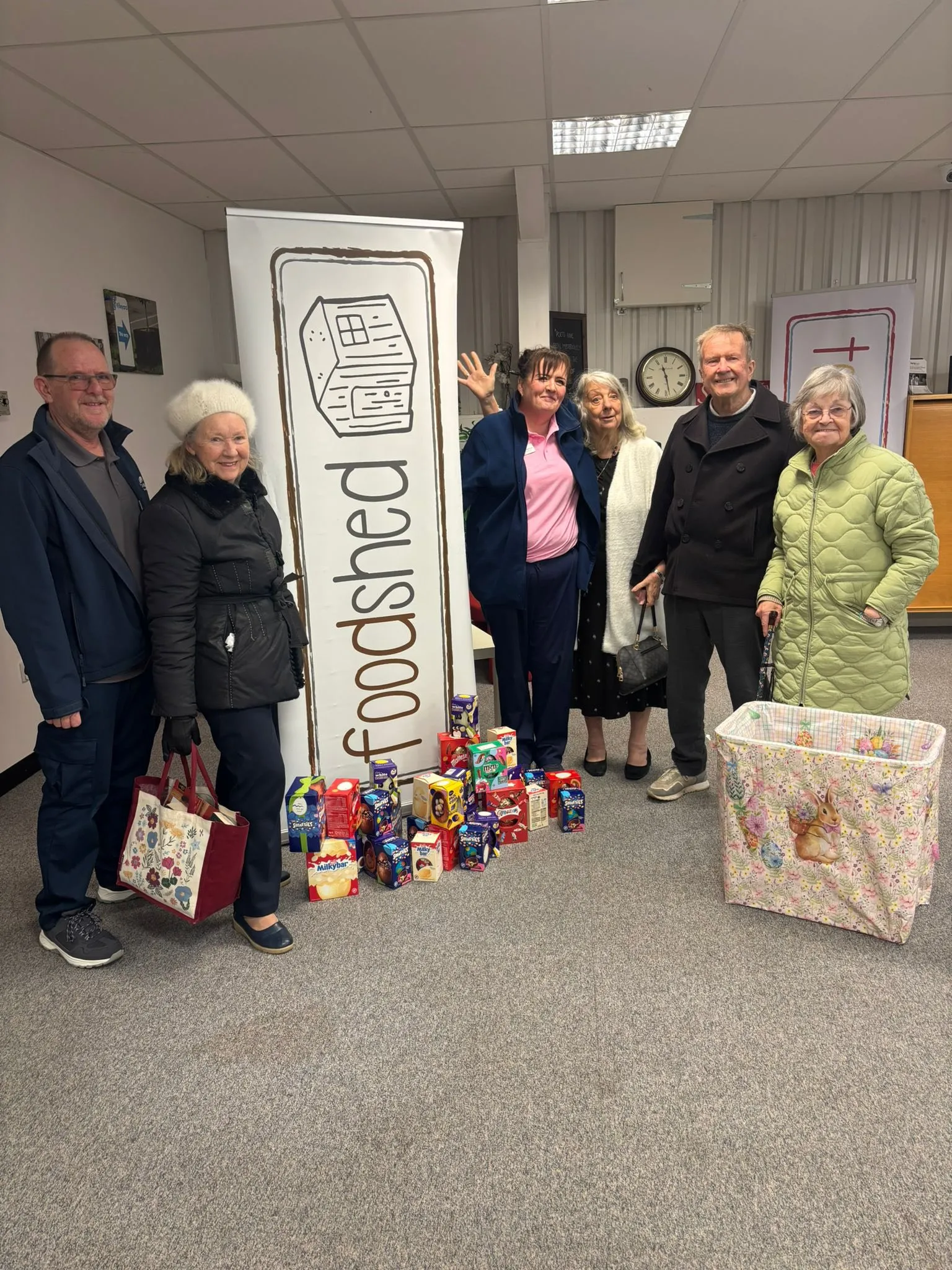 Easter Joy With The Food Shed Donation
