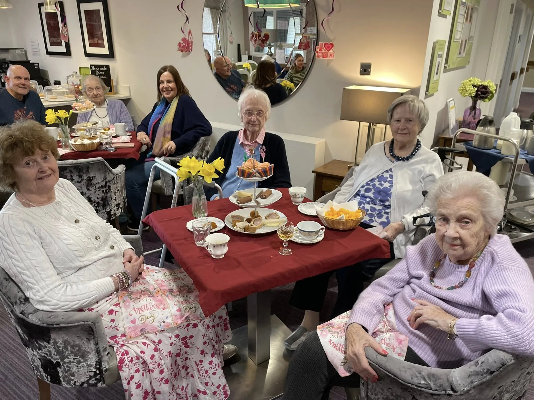 Mother’s Day afternoon tea today
