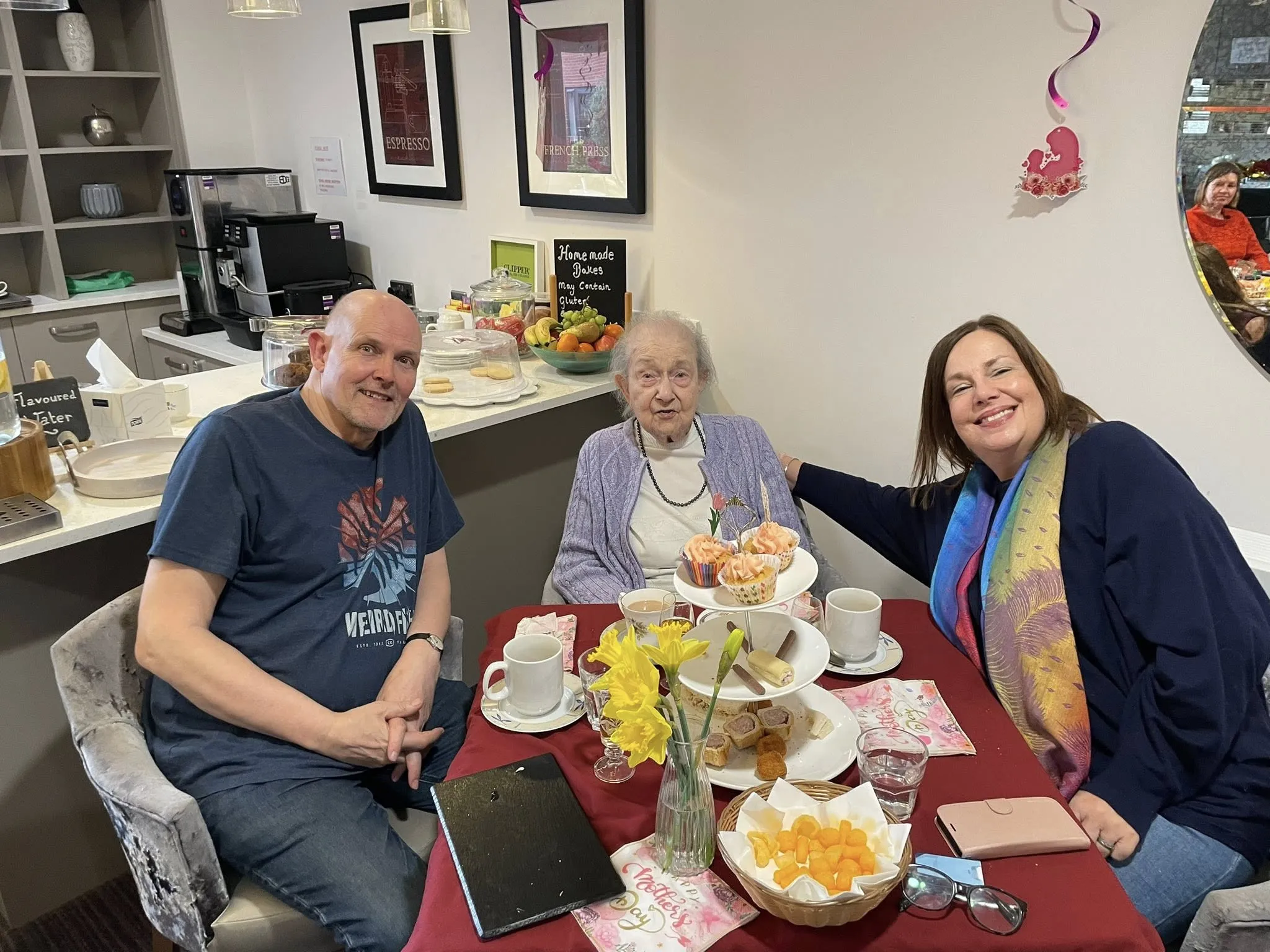 Mother’s Day afternoon tea today