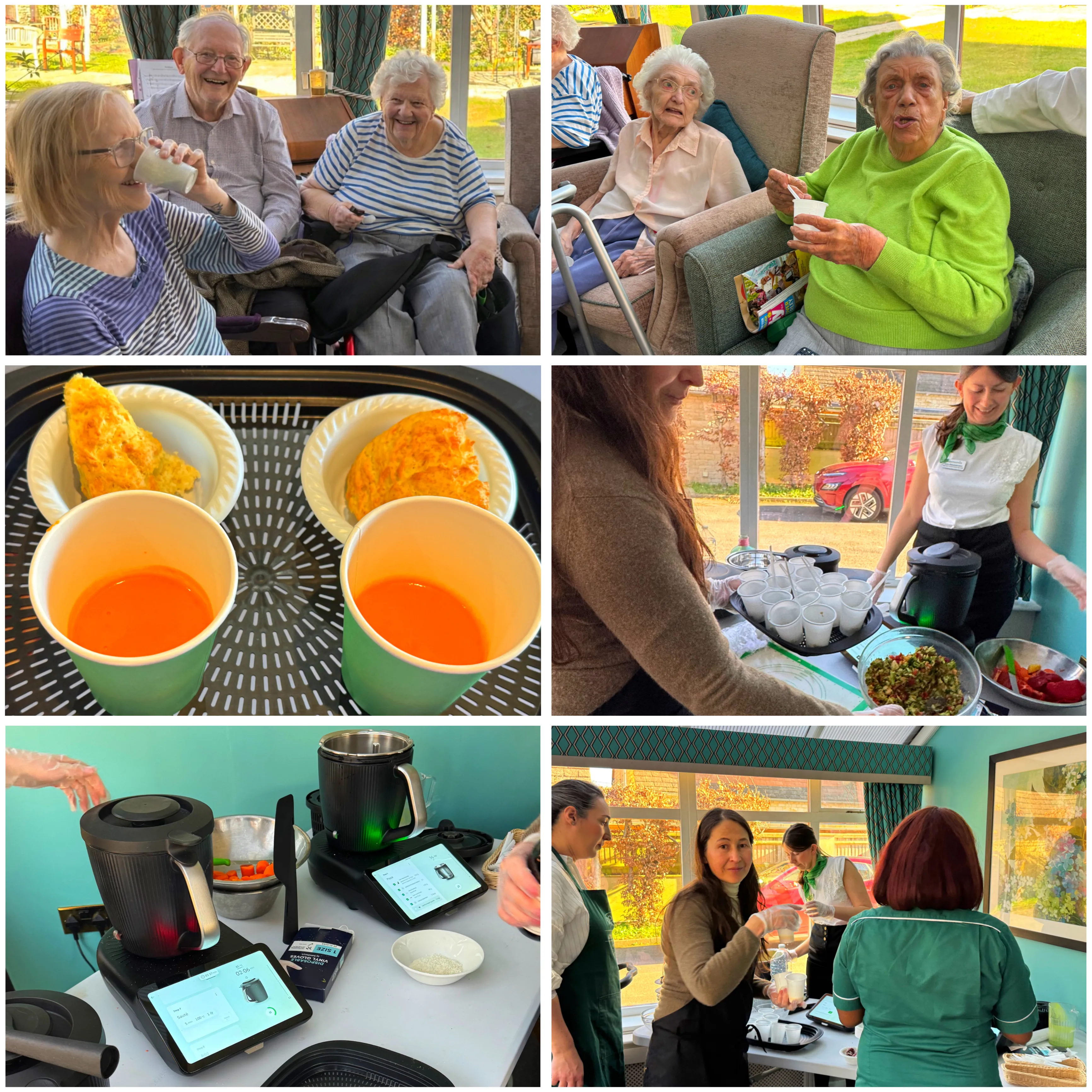 Residents recently enjoyed a delightful culinary experience, hosting a food demonstration led by three talented local Thermomix advisors — a truly delicious and engaging event.  The session offered an opportunity to explore new tastes and healthy options,