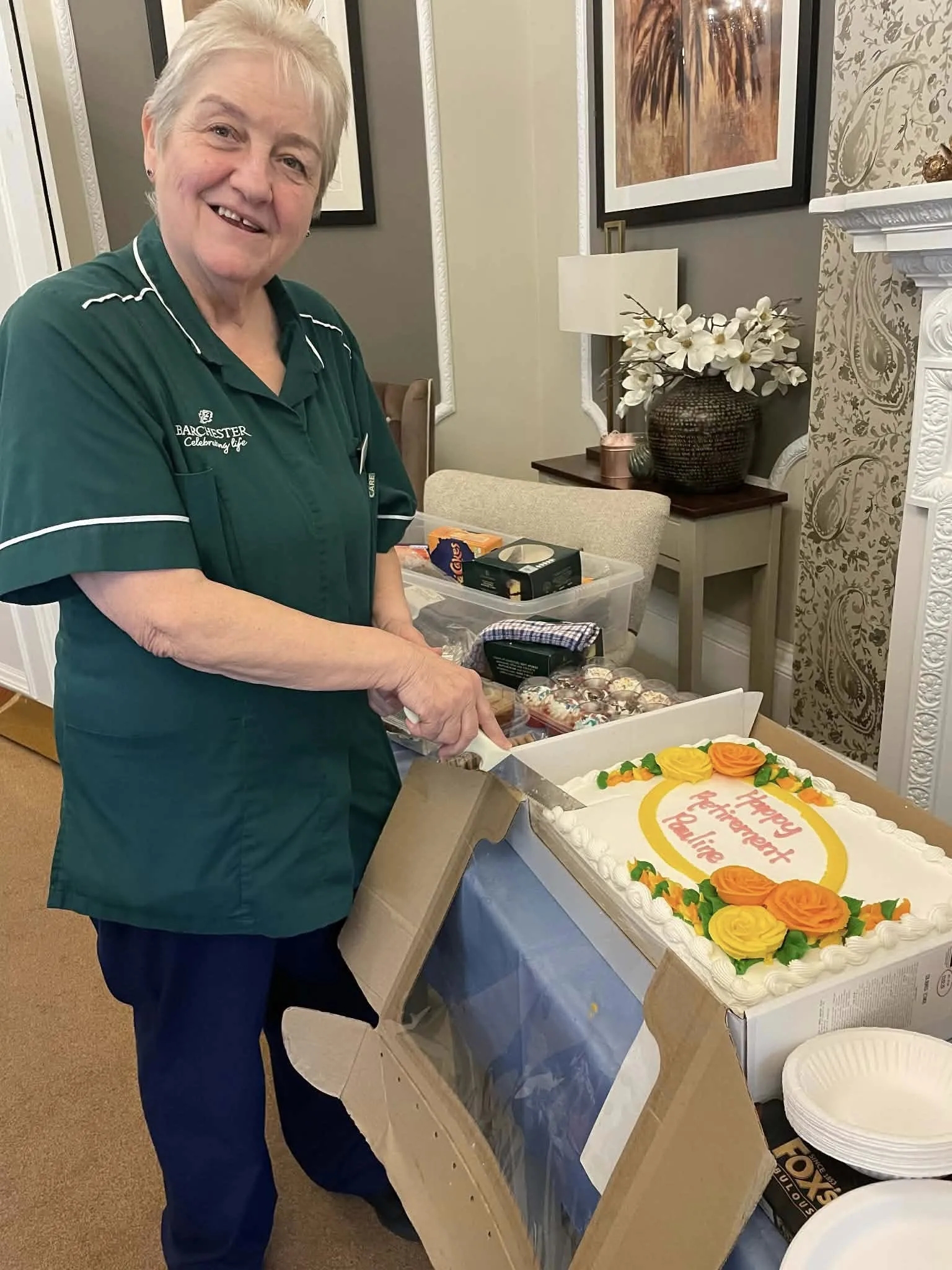 Happy Retirement to Pauline. 