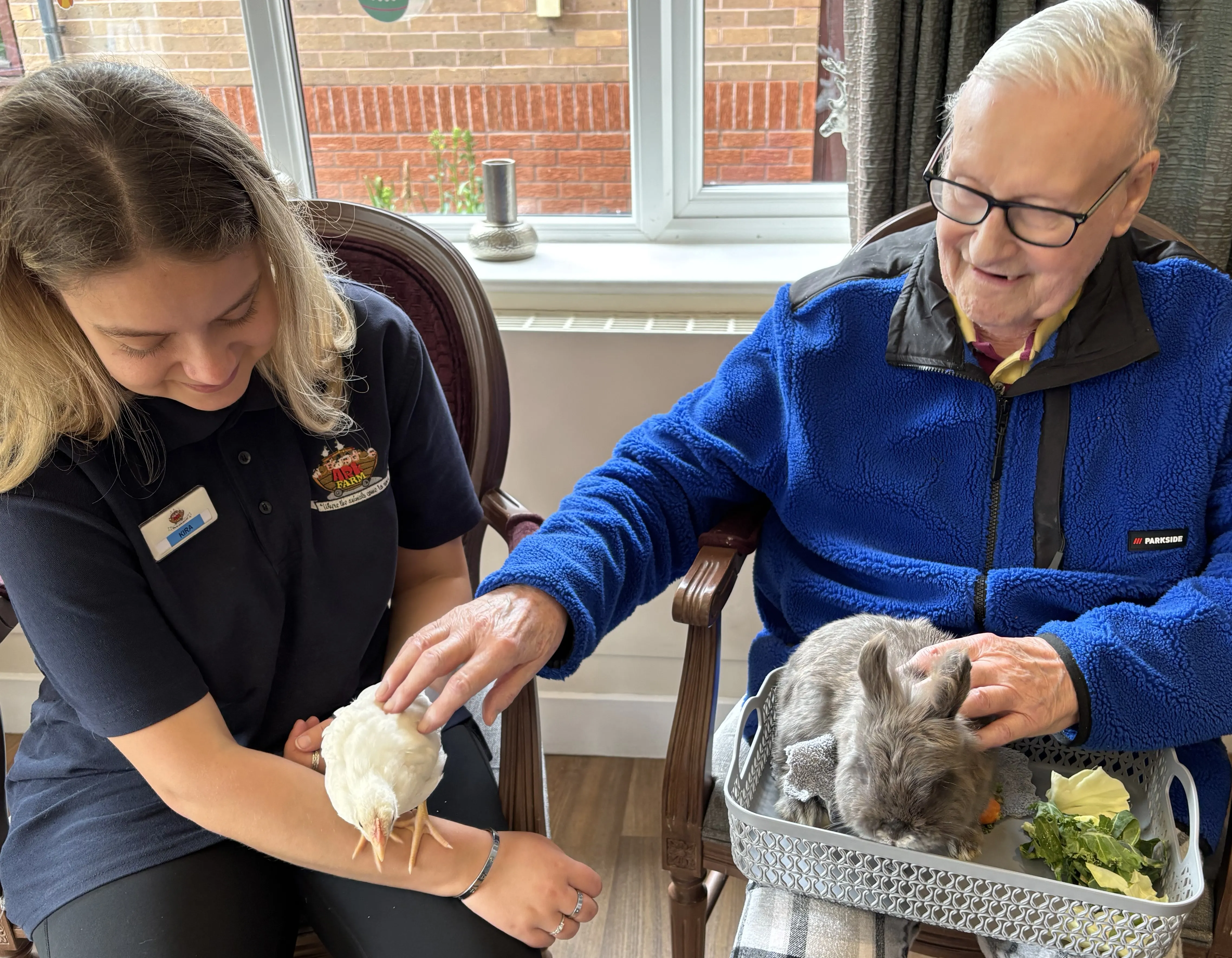 Animals visit Atfield House