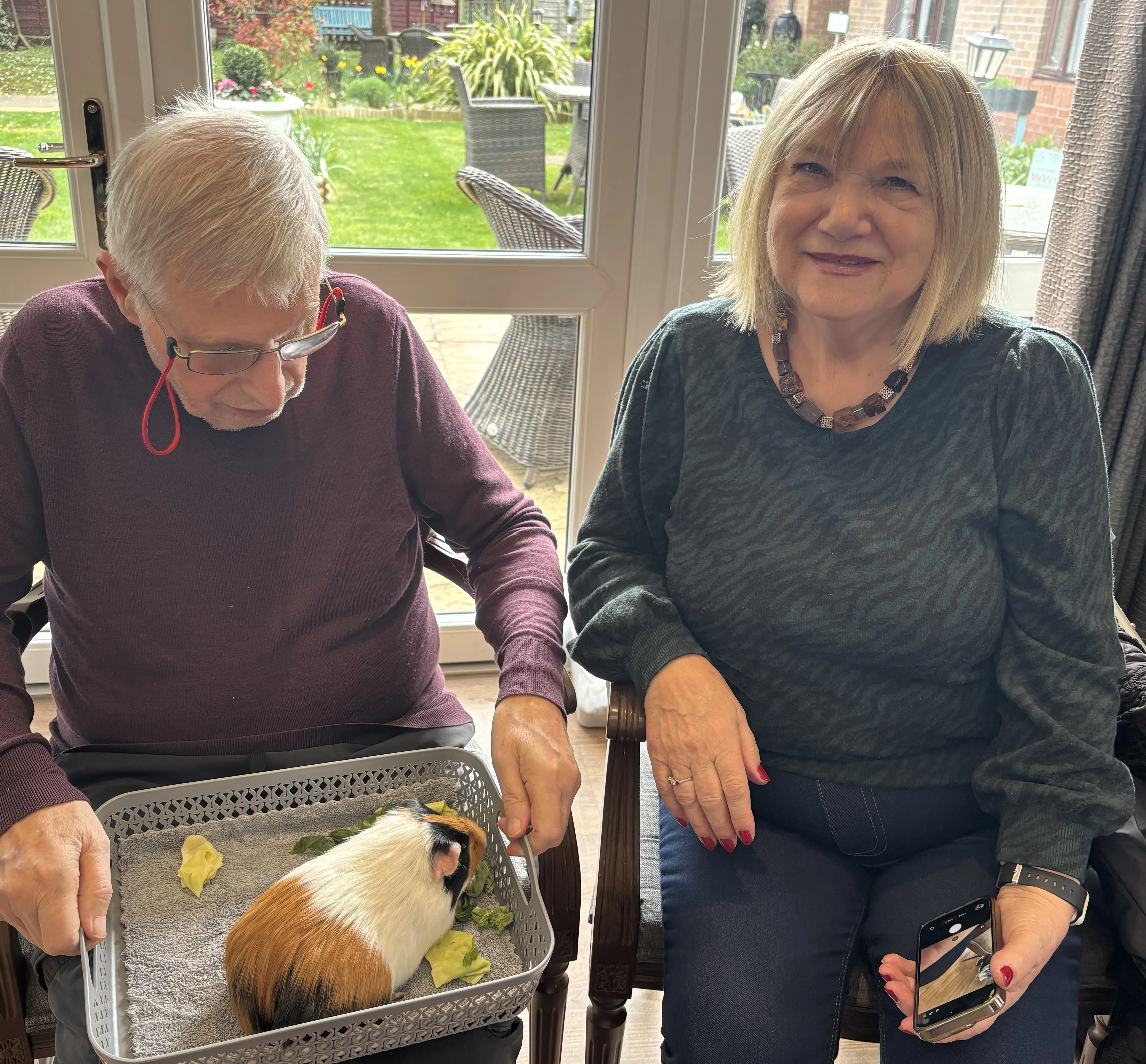Animals visit Atfield House