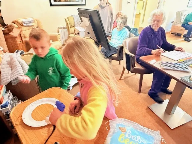 Arts and crafts with our local community