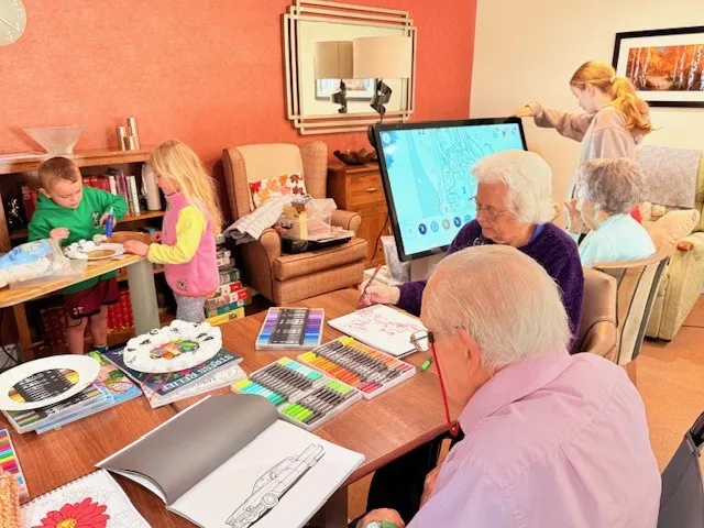 Arts and crafts with our local community
