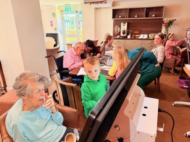 Arts and crafts with our local community