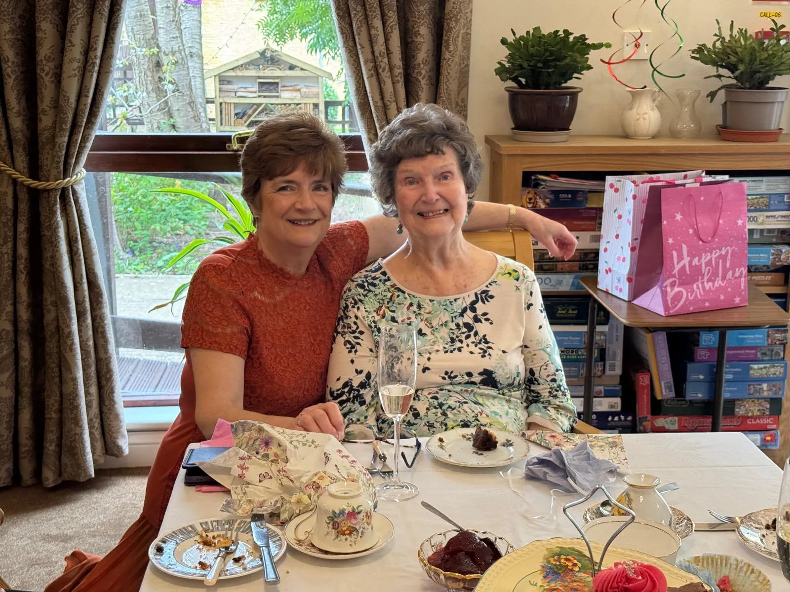 Celebrating Shirley's Birthday