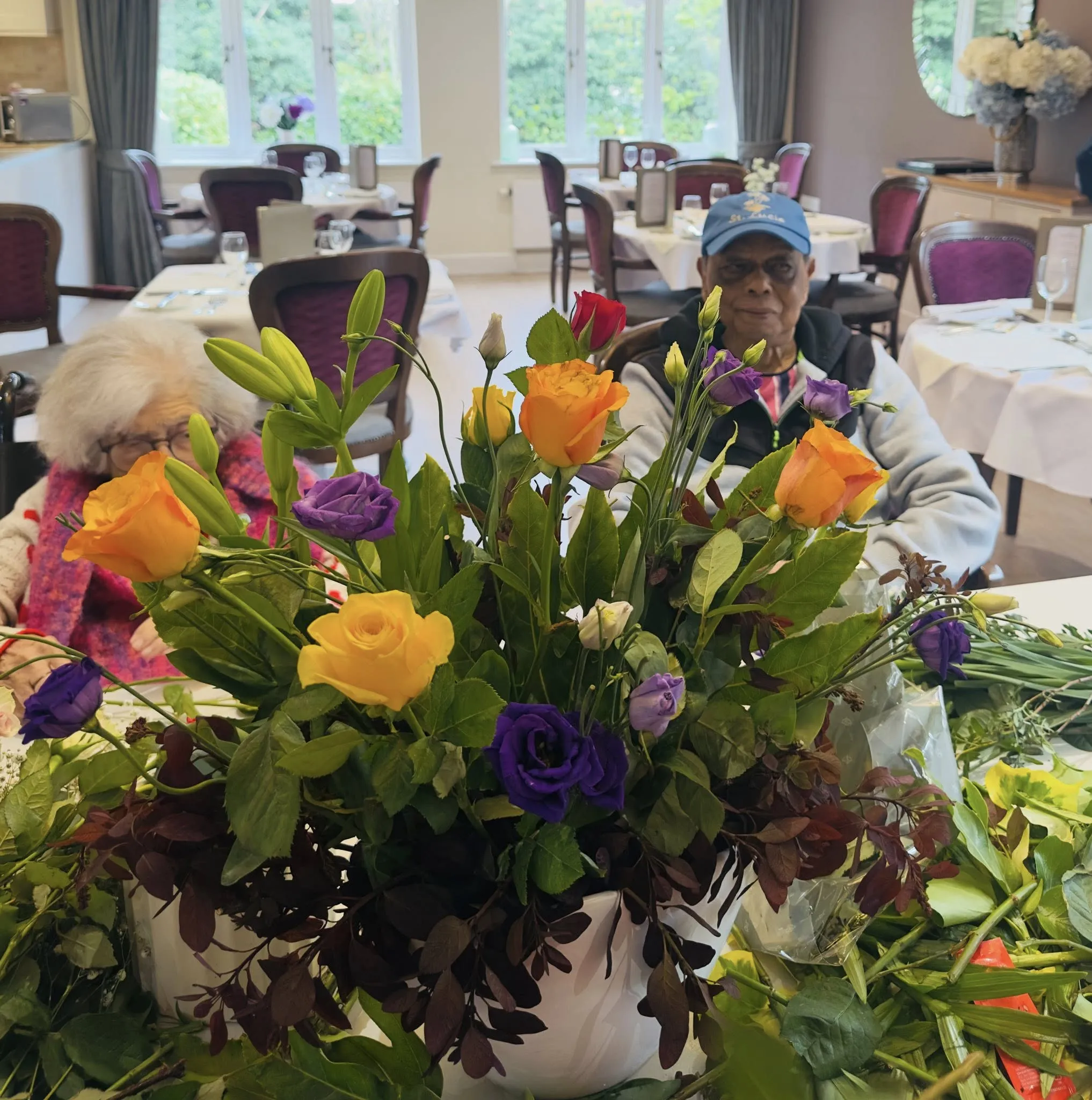 Flower arranging