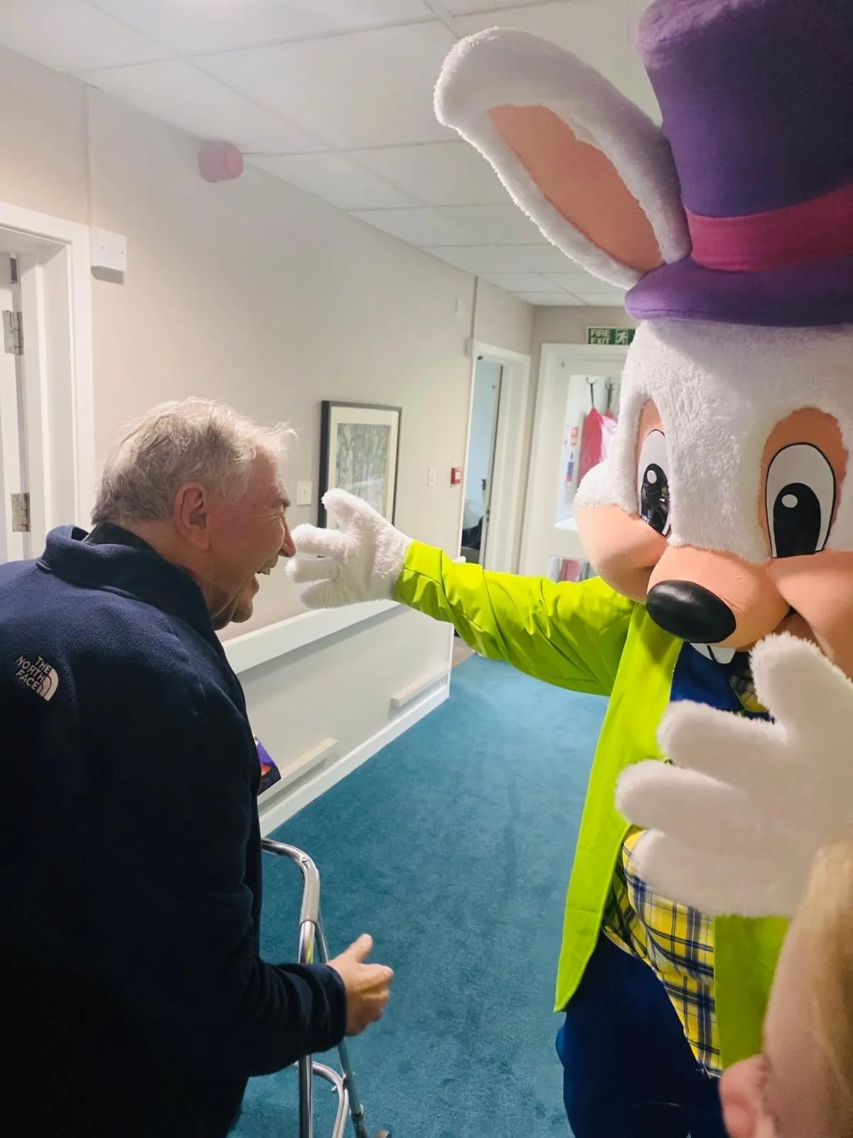 Welsh Coast Radio visits with Easter Bunny!