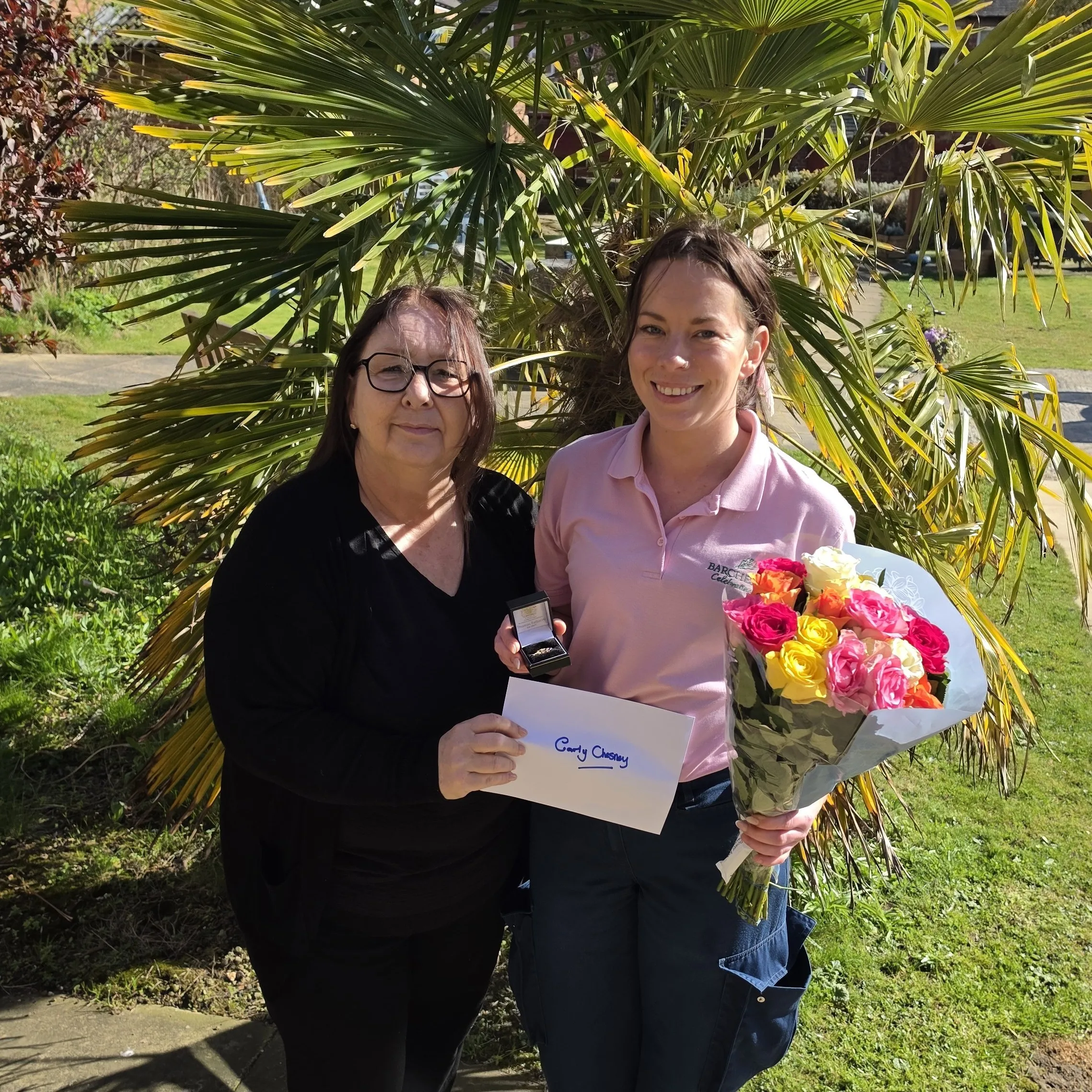 Activities coordinator celebrates 15-years long service!