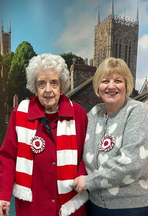  Wish fulfilment as resident attends Lincoln City Football match 