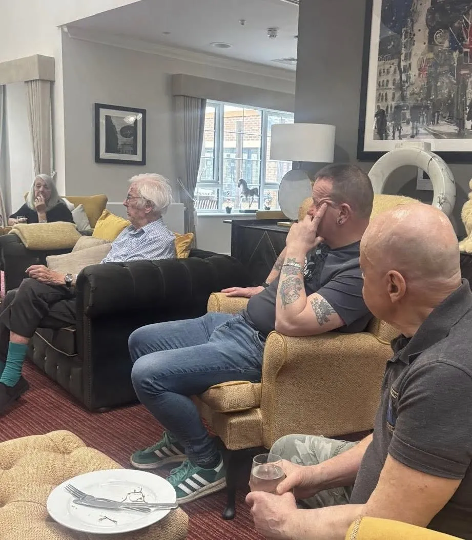 Veterans Visit At Iris Court