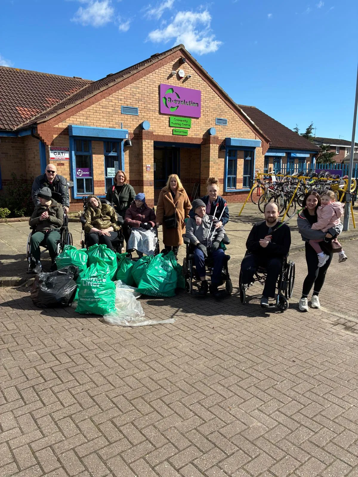 Litter picking day