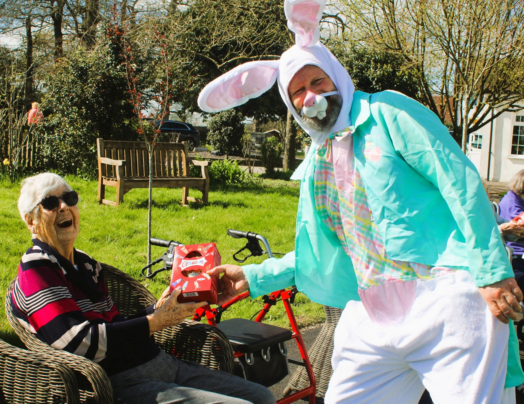 Easter Bunny visits White Lodge!