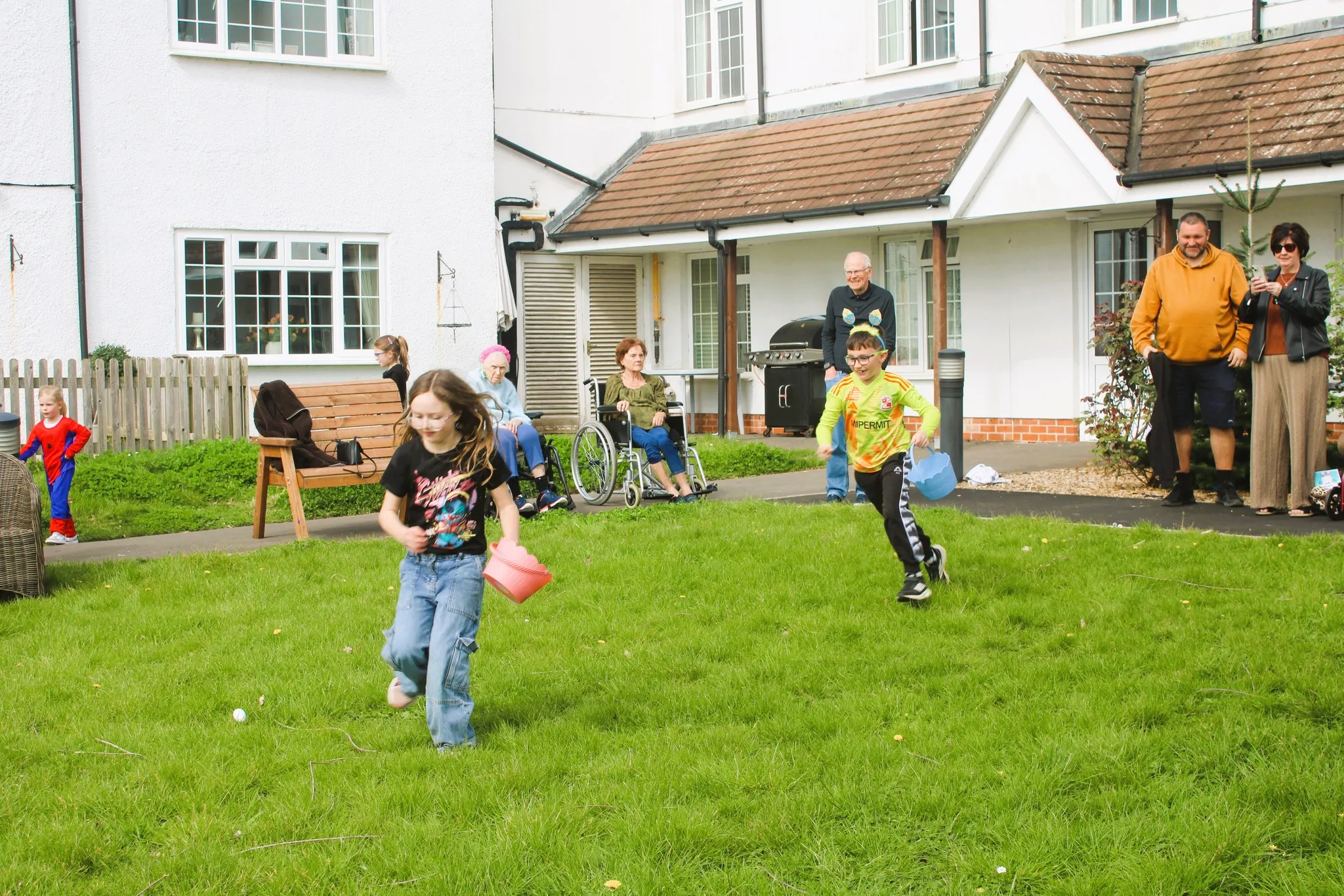 Easter Bunny visits White Lodge!
