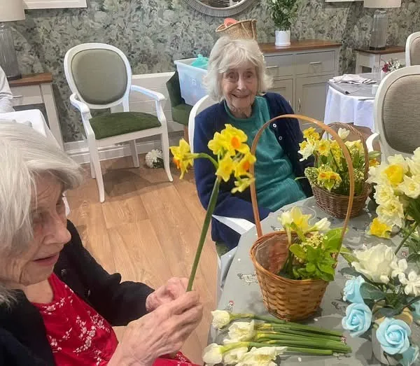 Flower arranging
