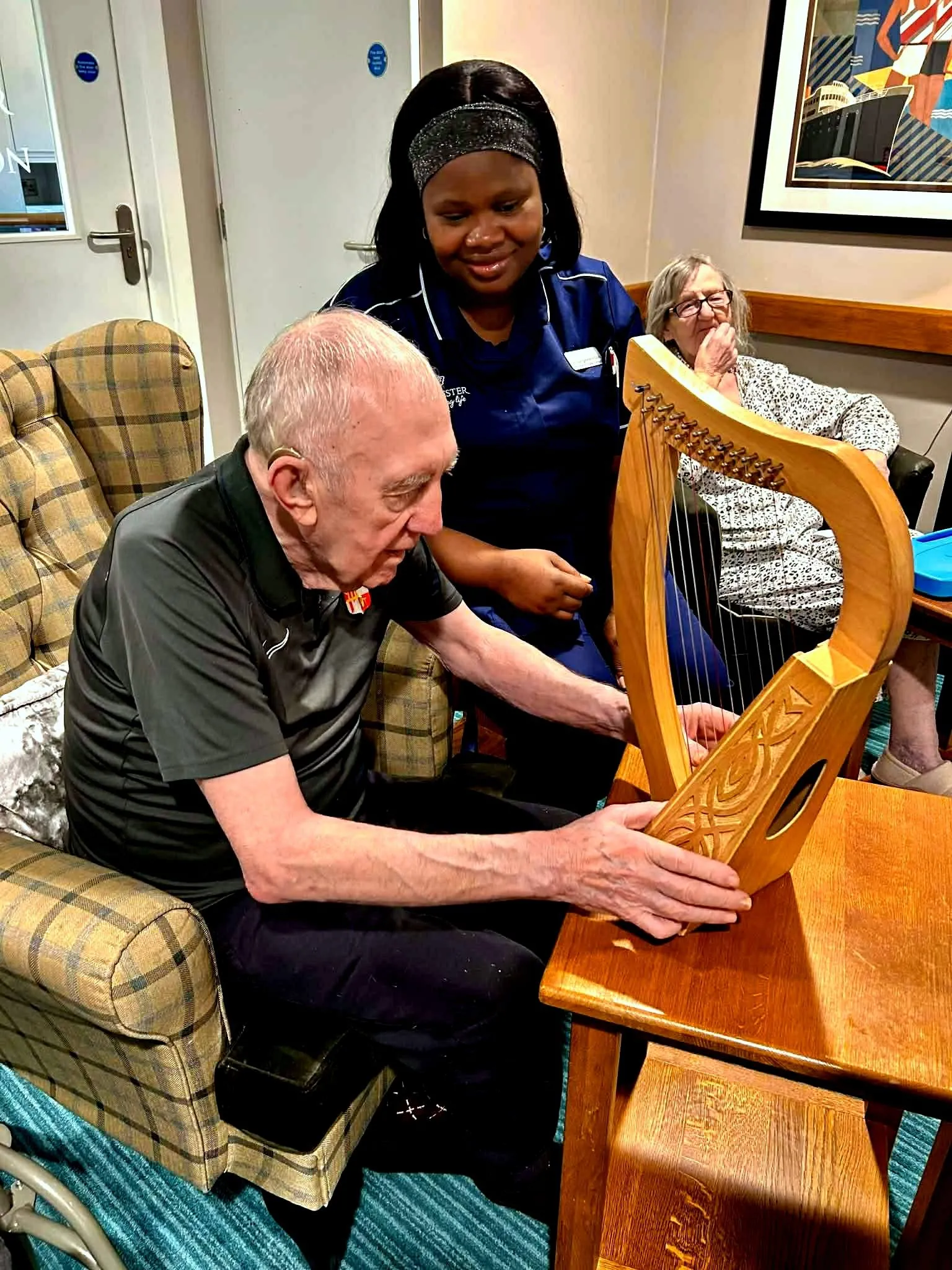 Harpist visit