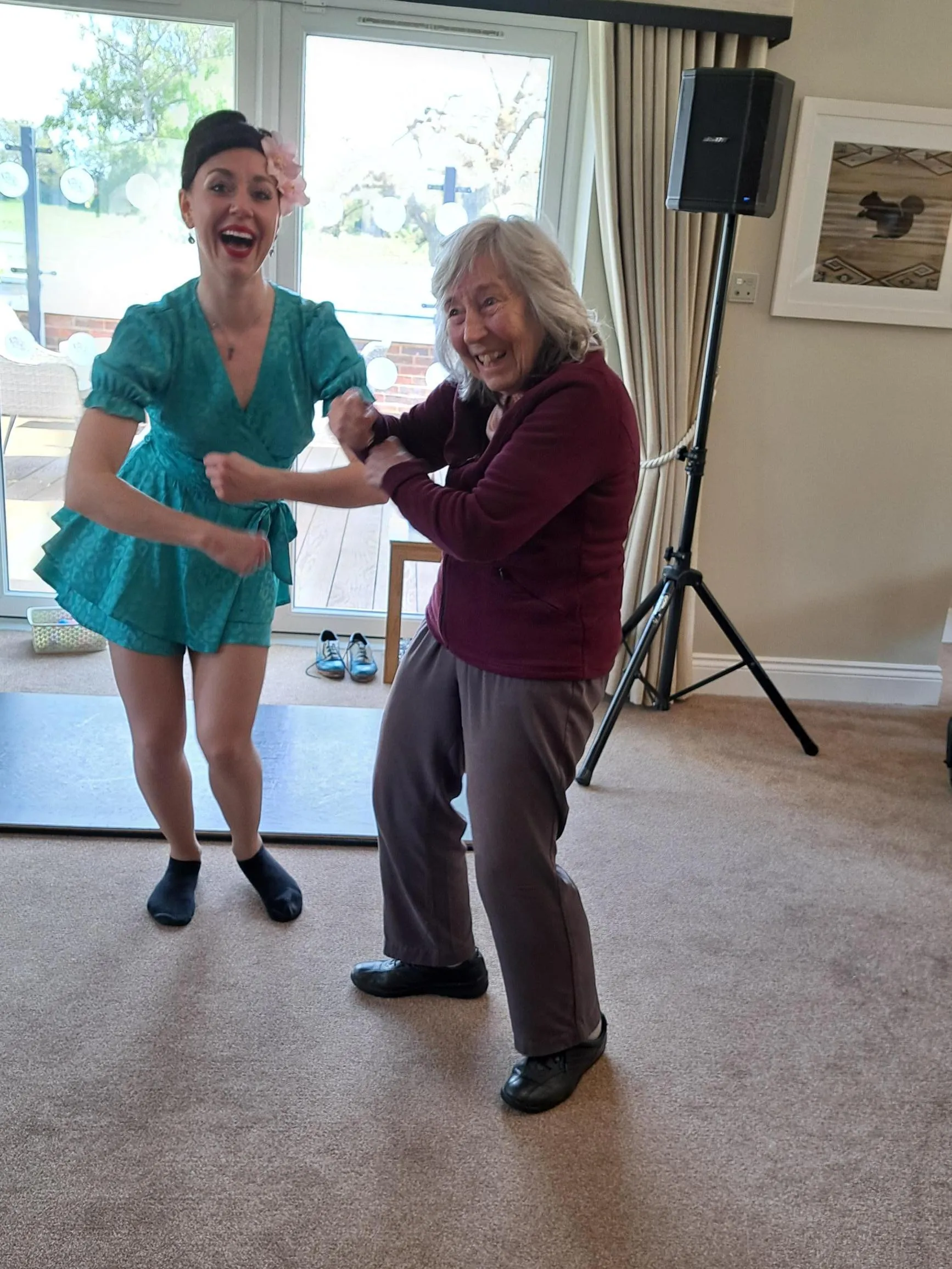 Lotus Manor Residents get their dancing shoes on!