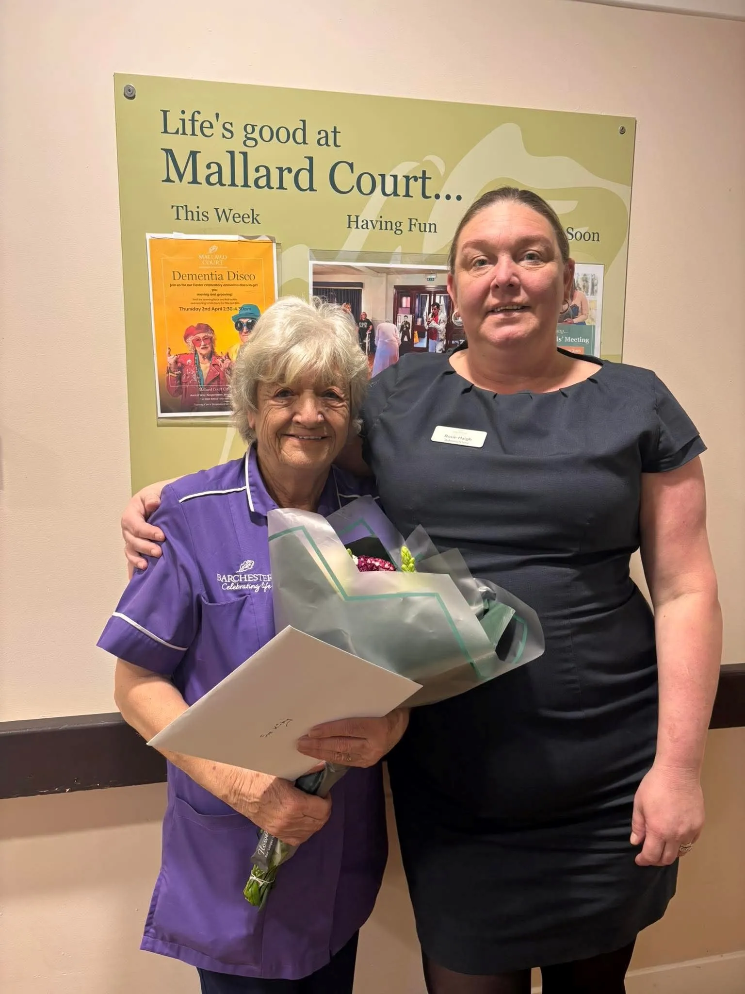 Farewell to Much Loved, Retiring Housekeeper