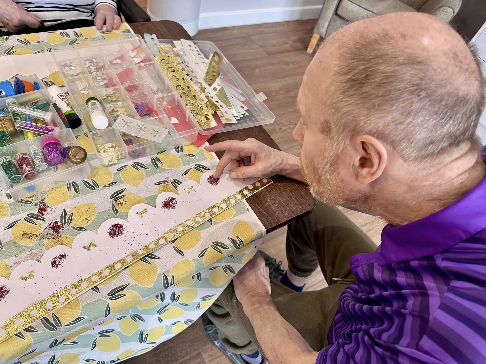 Residents enjoy royal themed crafts 