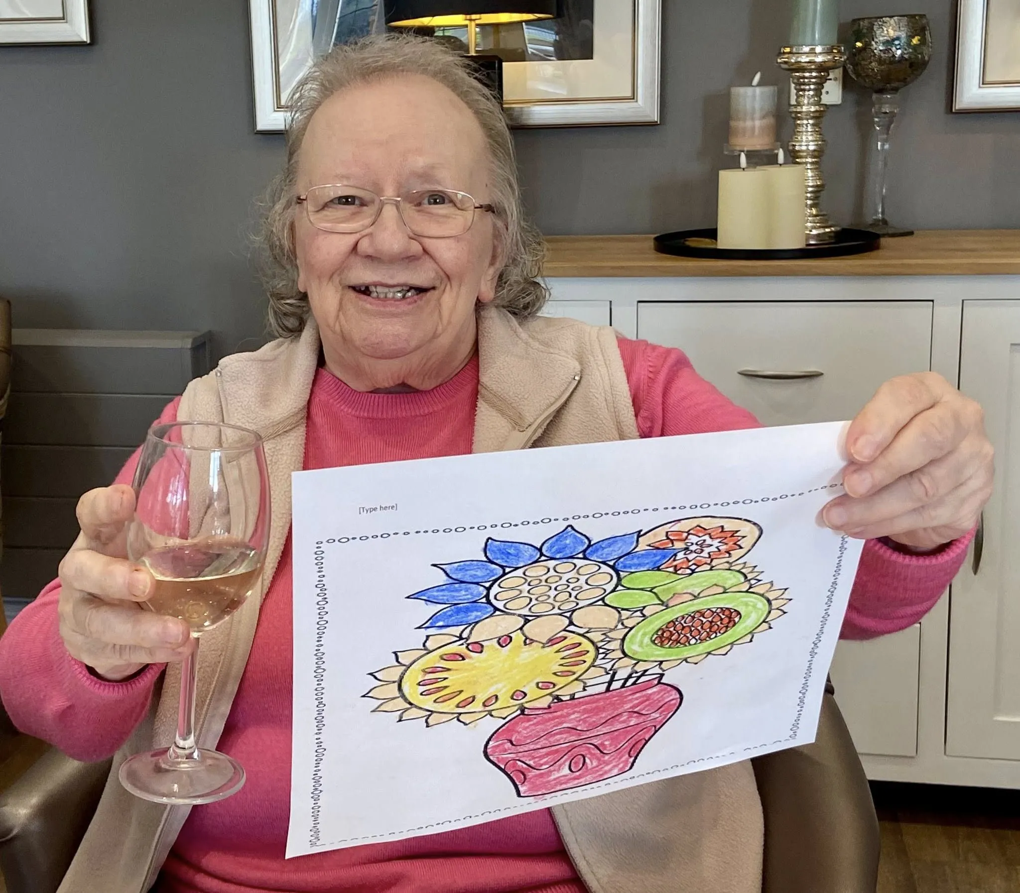 Paint and sip celebration 