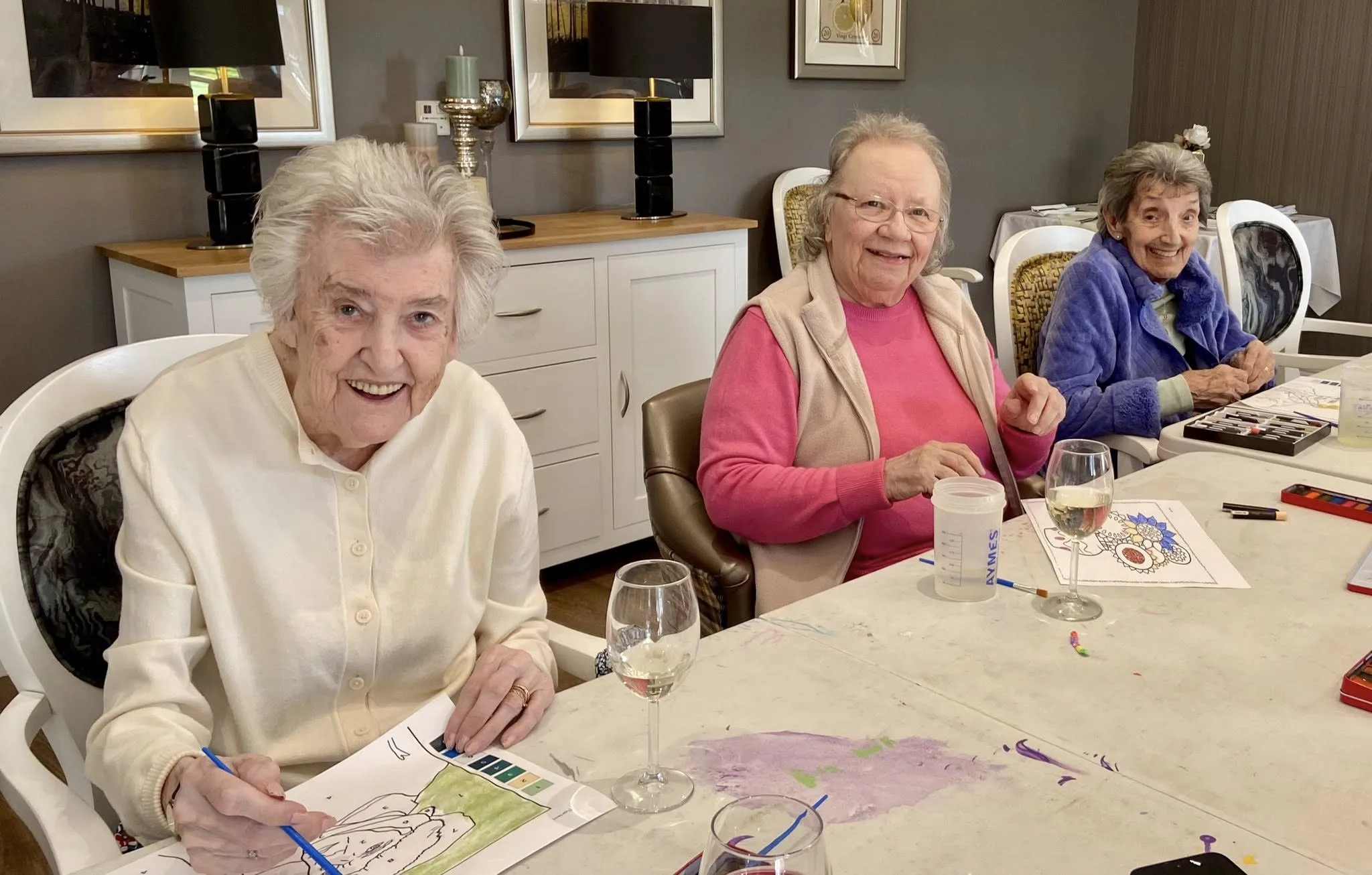 Paint and sip celebration 
