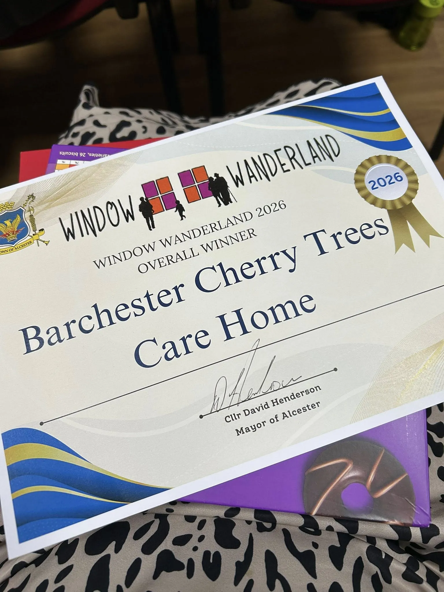 A Double Win for Cherry Trees at Alcester Window Wanderland