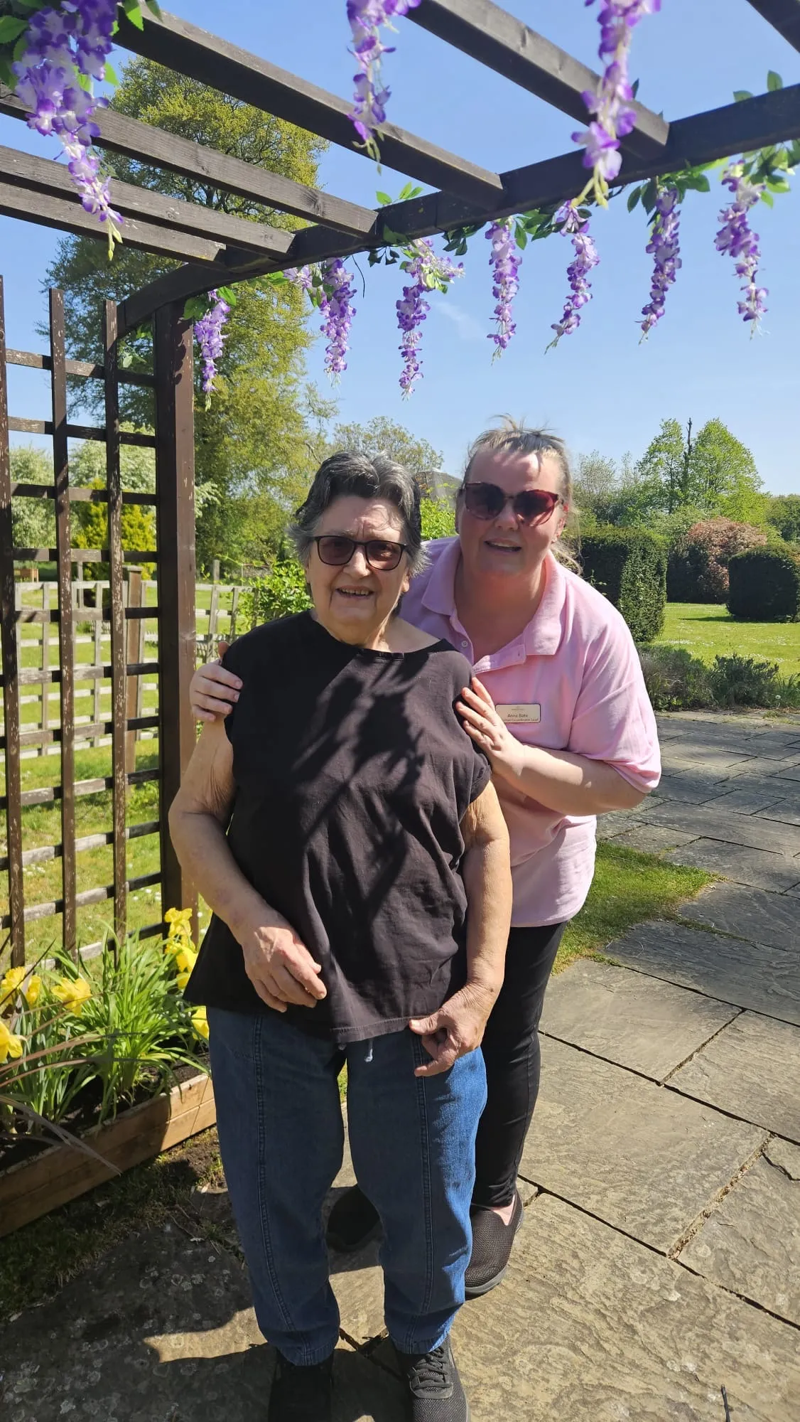 Enjoying the sunshine