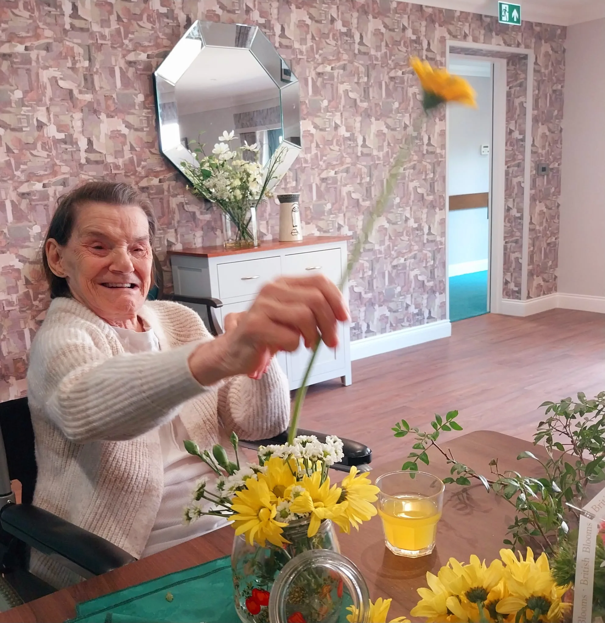 Flower arranging