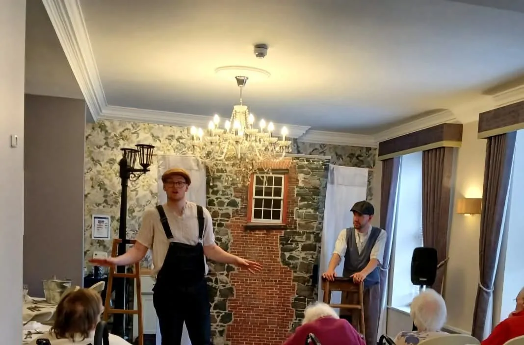 A fantastic visit from North East Productions! 