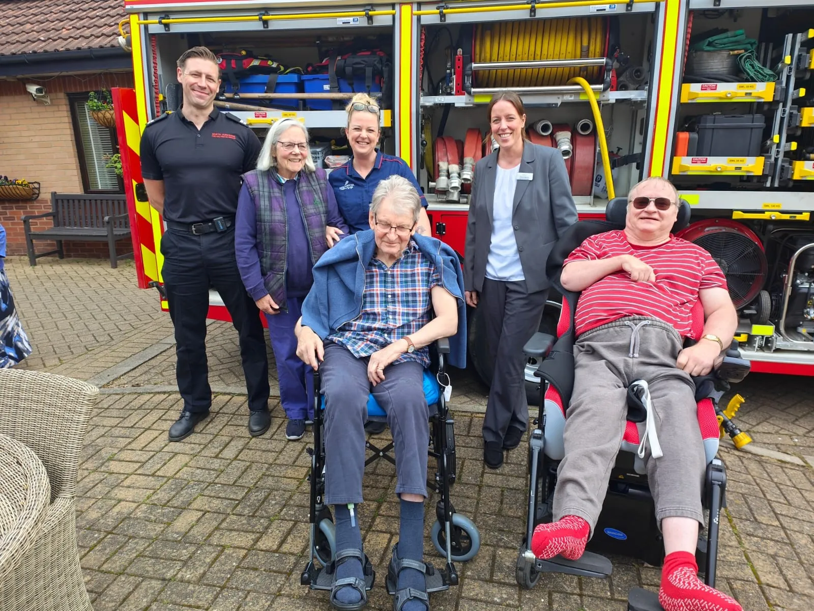 A visit from Malton Fire Station 
