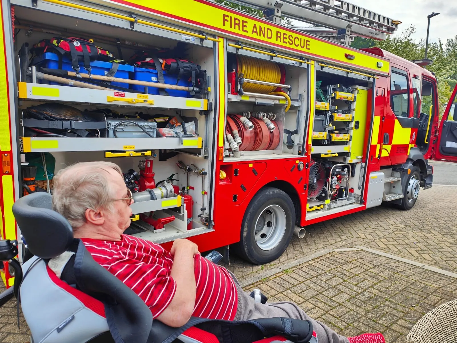 A visit from Malton Fire Station 