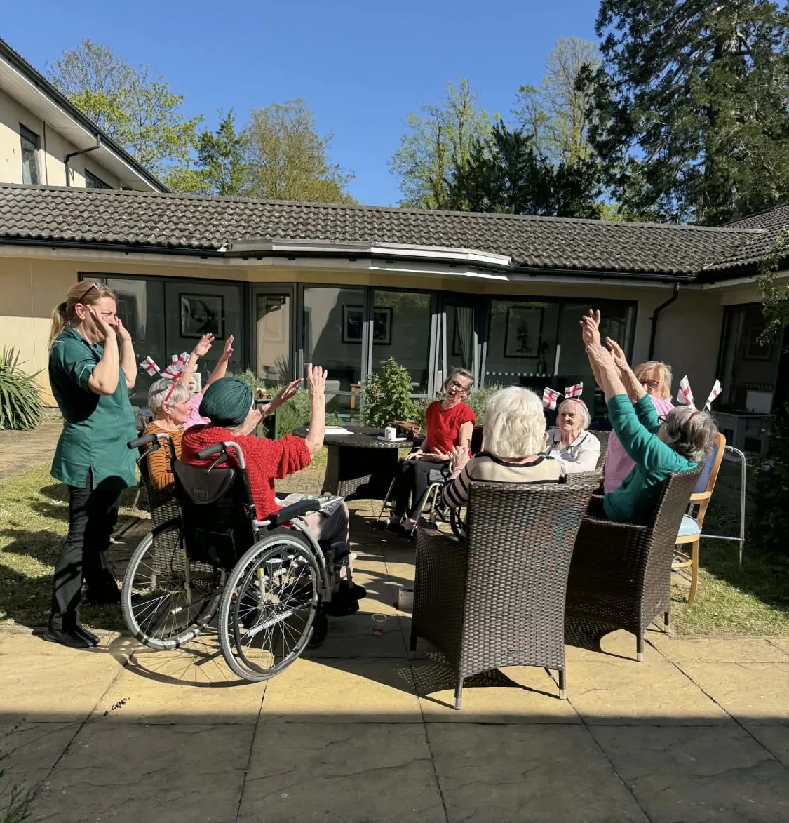 Enjoying the sunshine