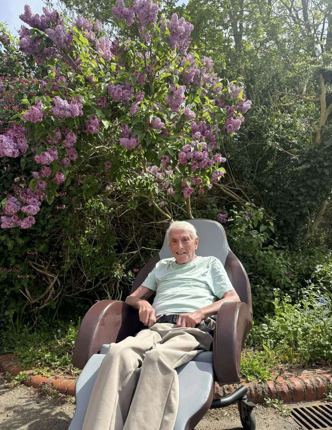 Enjoying the sunshine