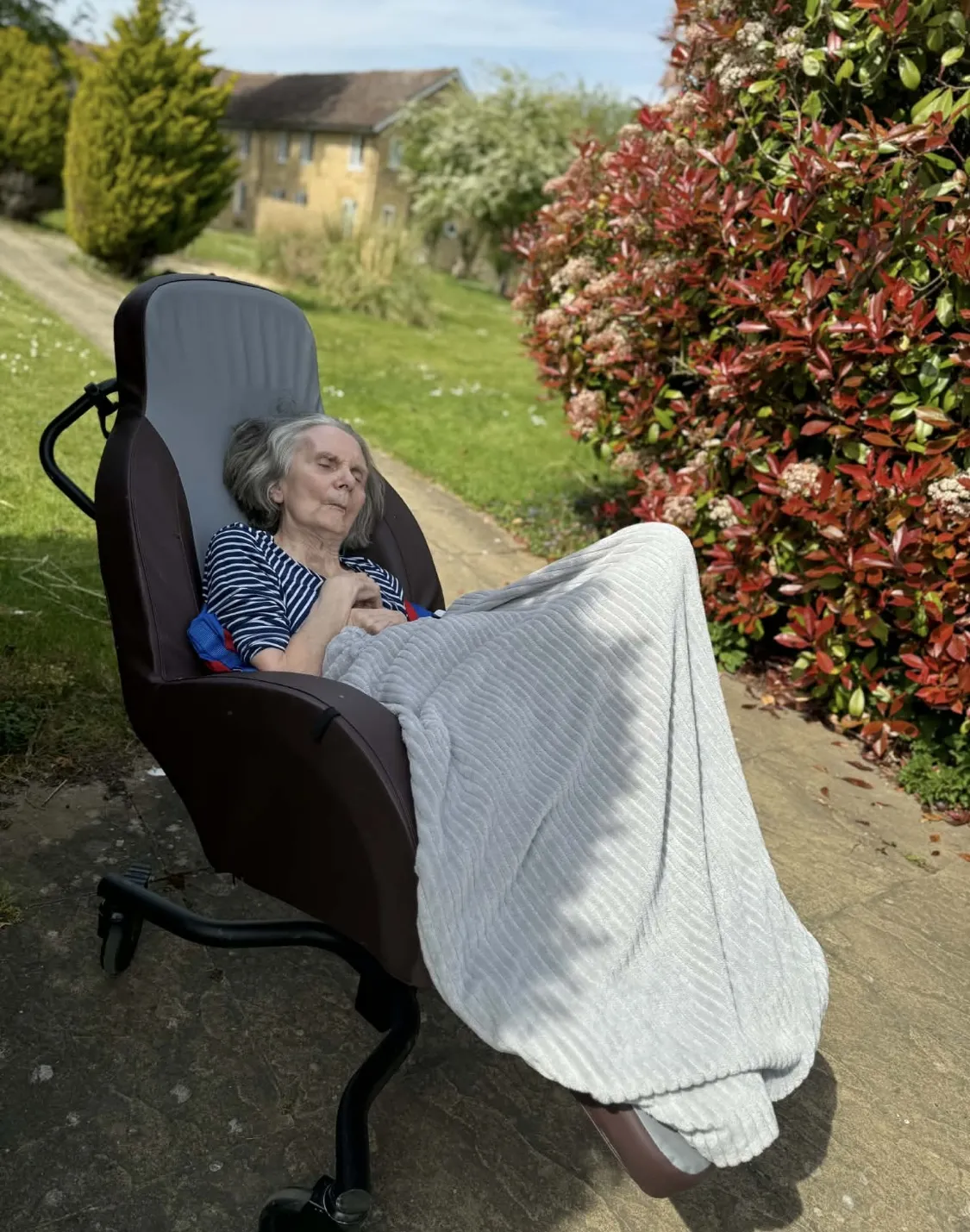 Enjoying the sunshine