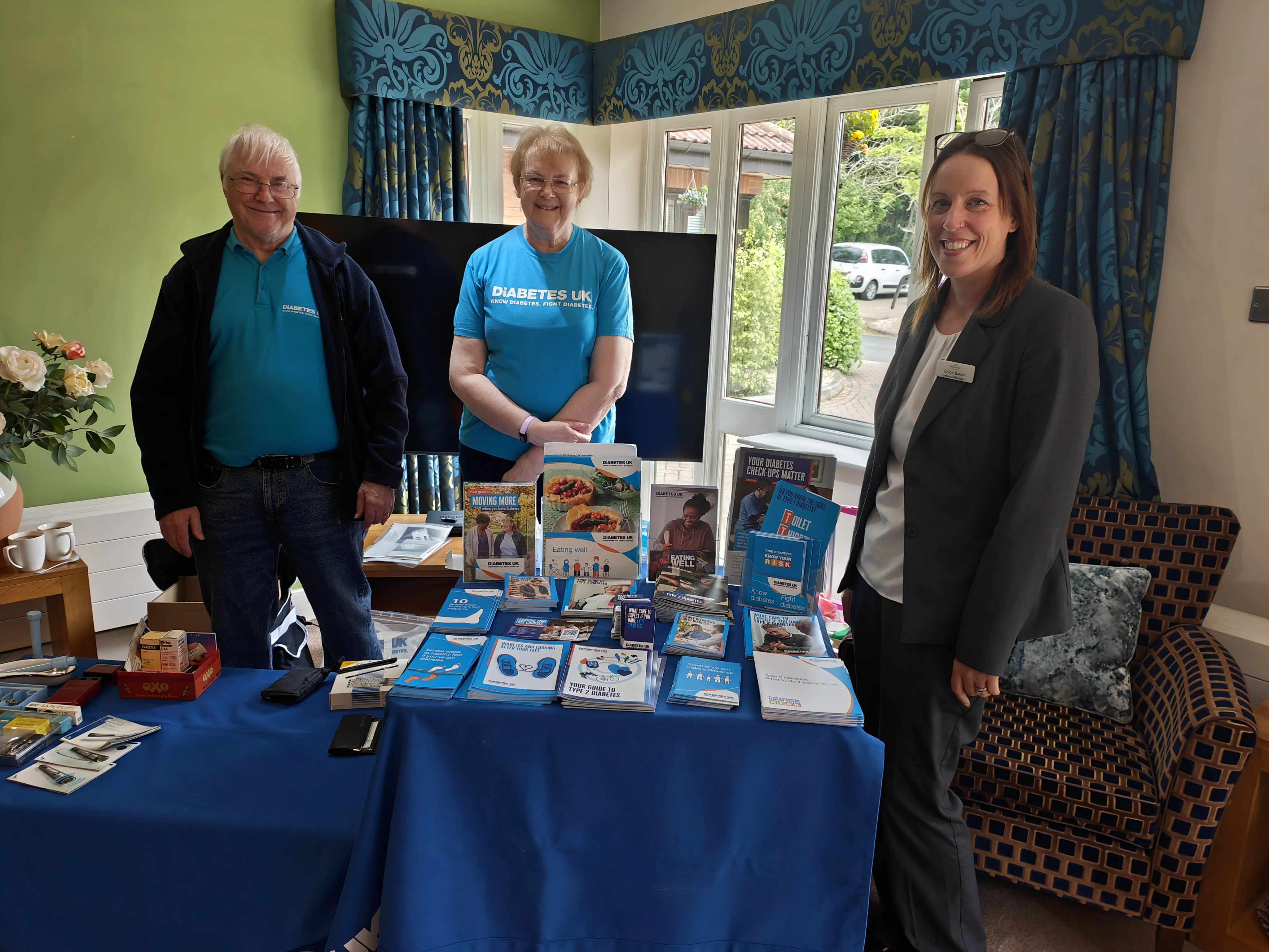 Home hosts diabetes talk