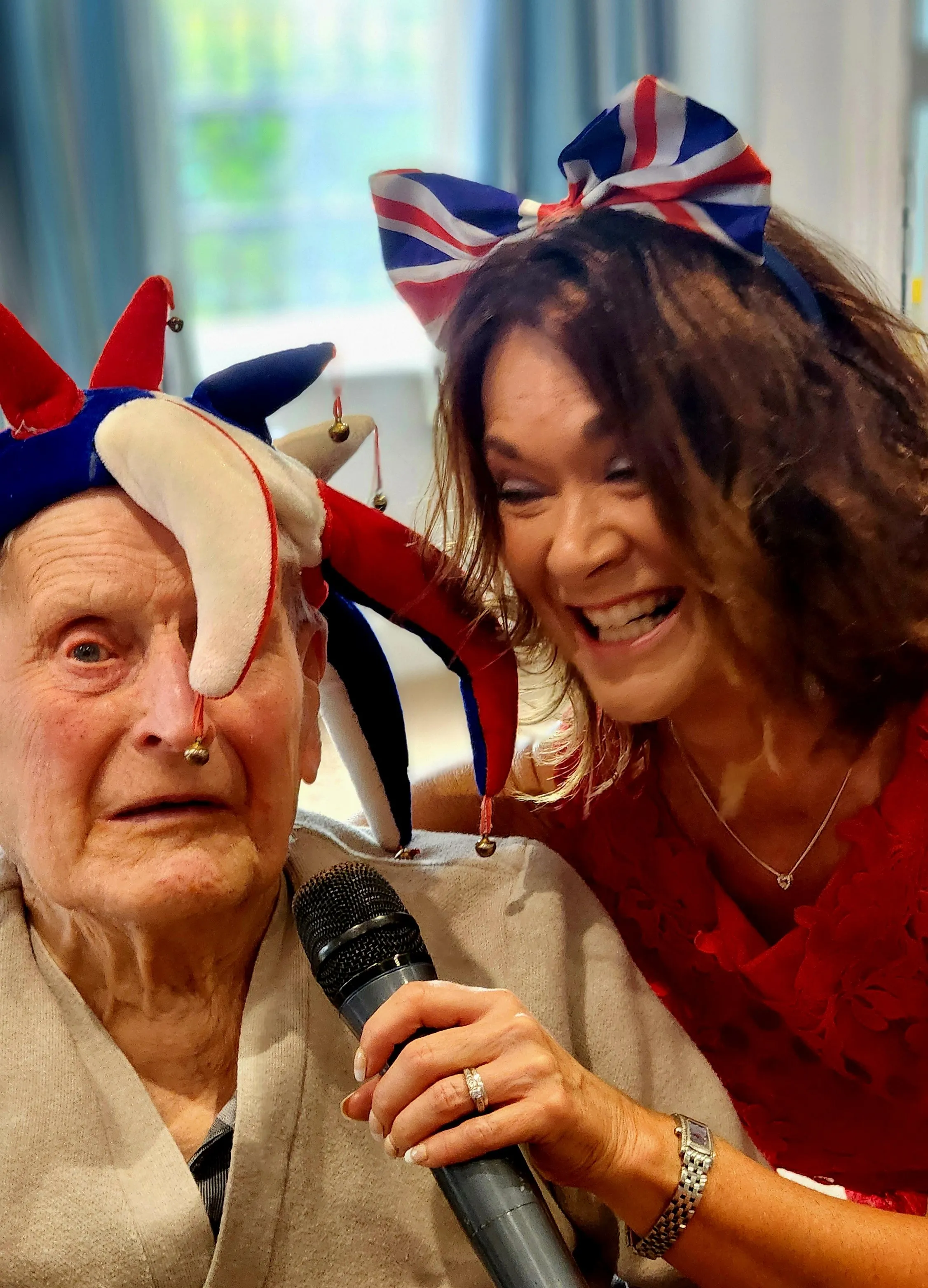 Double Celebrations! Joan celebrates her 103rd Birthday in style