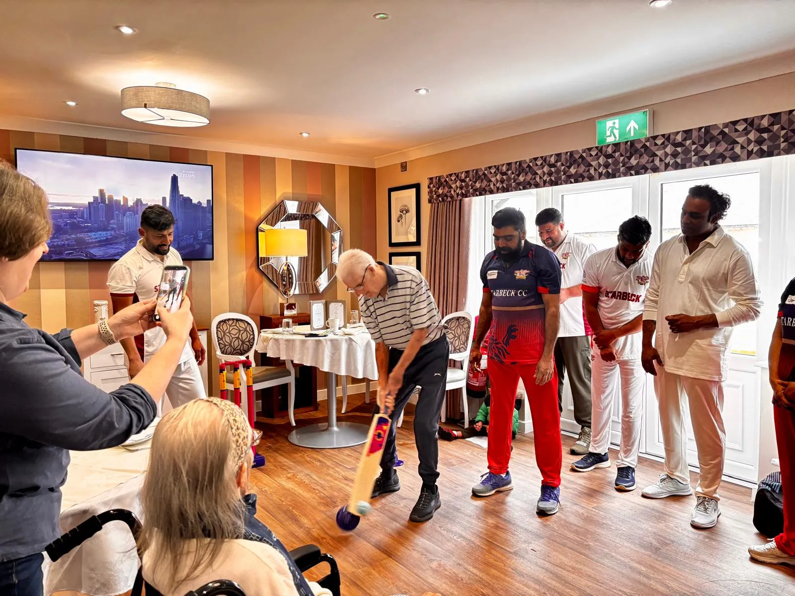 Cricket club visit 