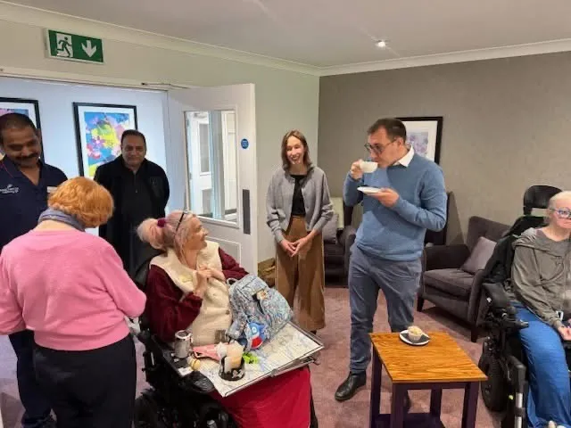 A visit from our local MP  