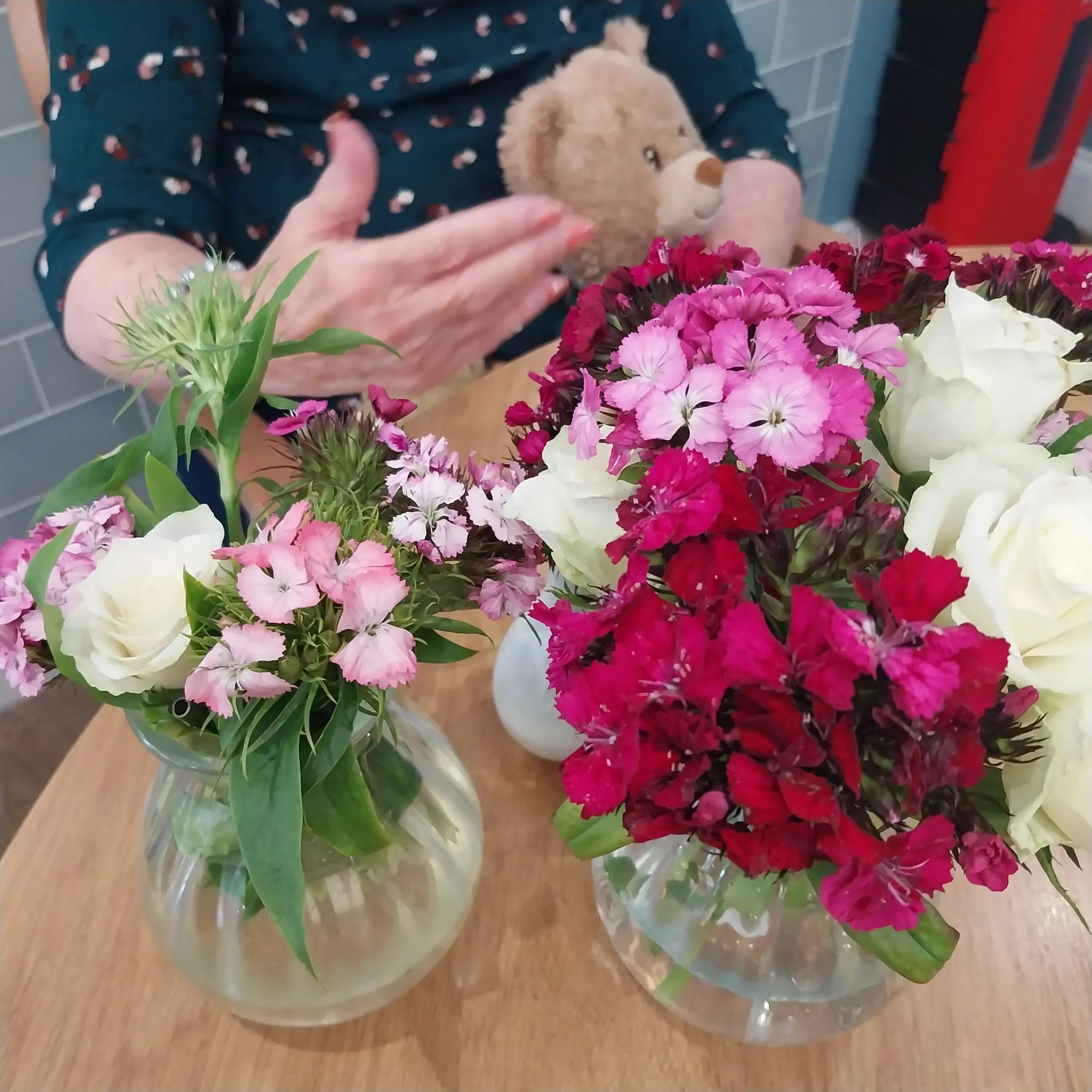 Flower arranging