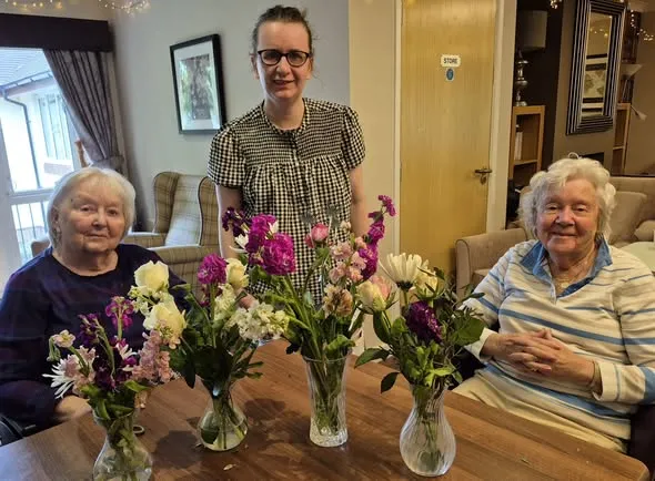 Flower arranging 