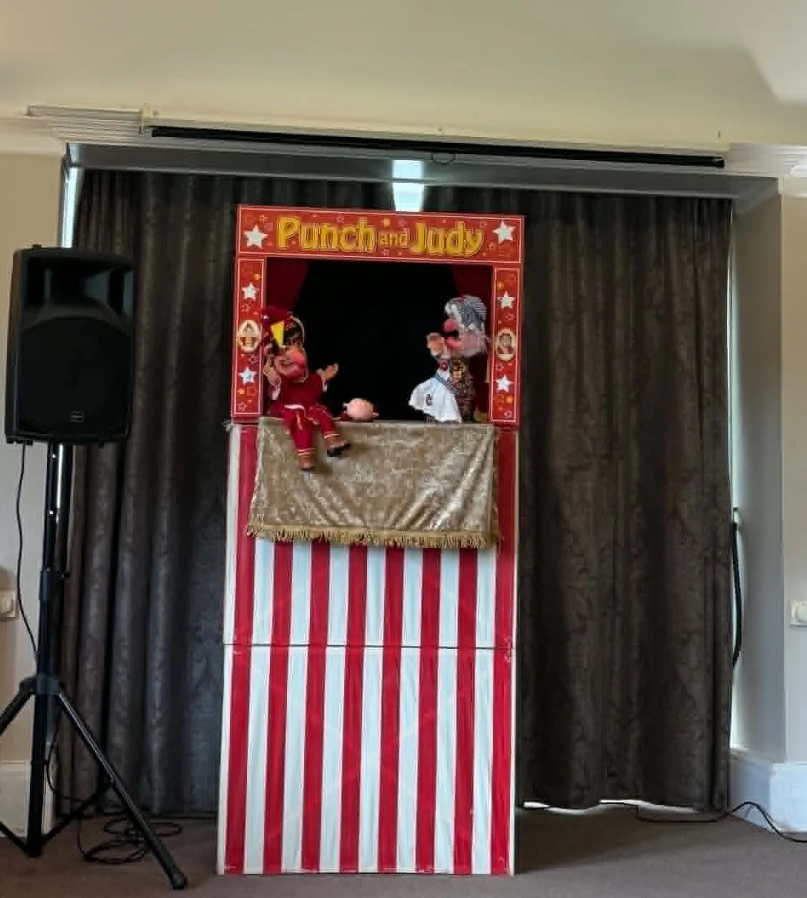 A Visit from Punch and Judy Brings Back Memories for All