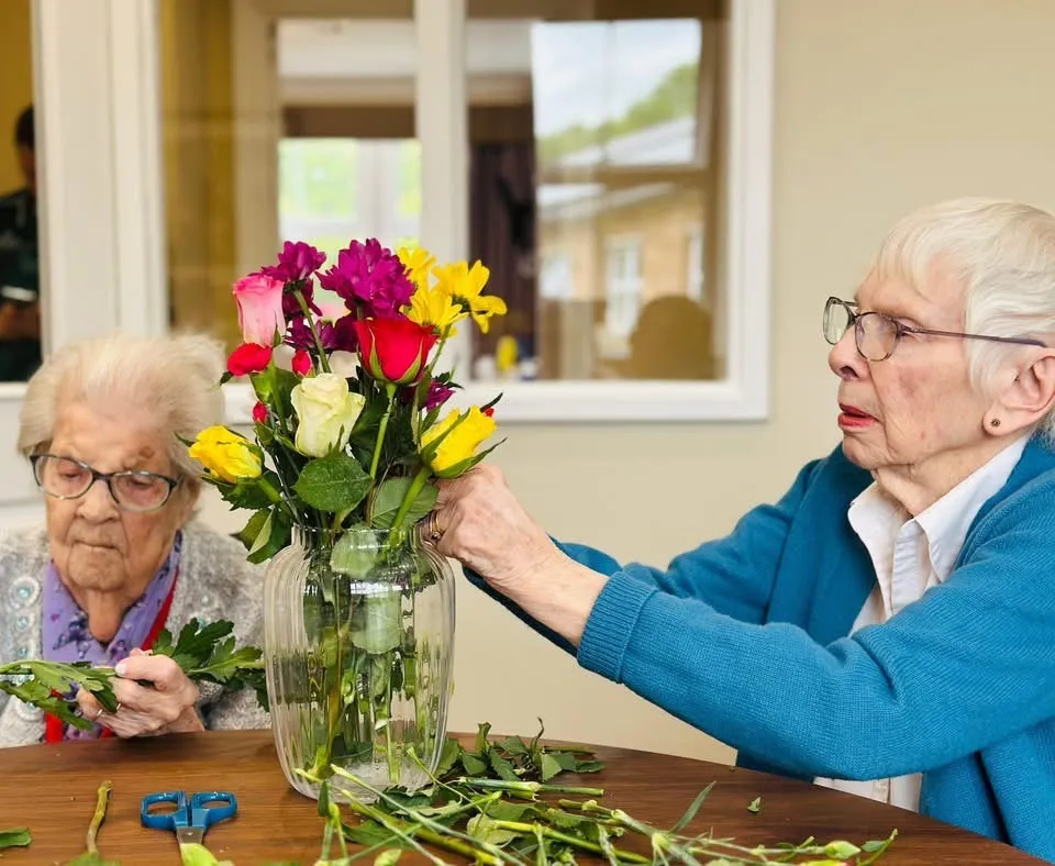 Flower arranging!