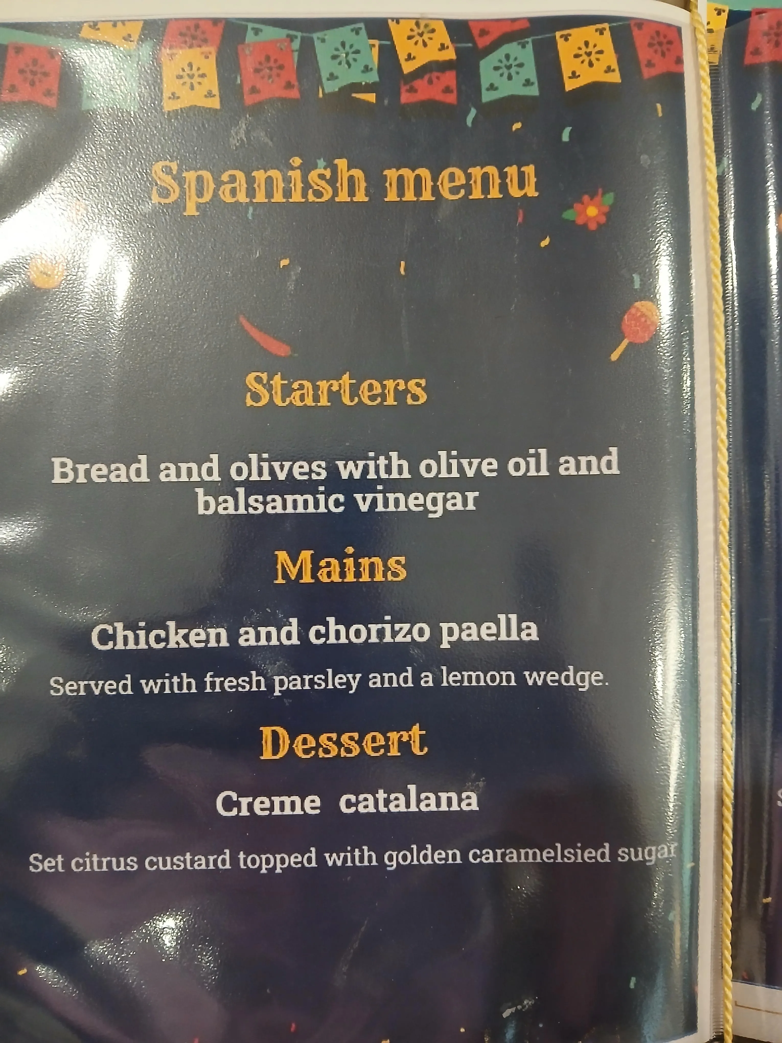 Spanish supper club 