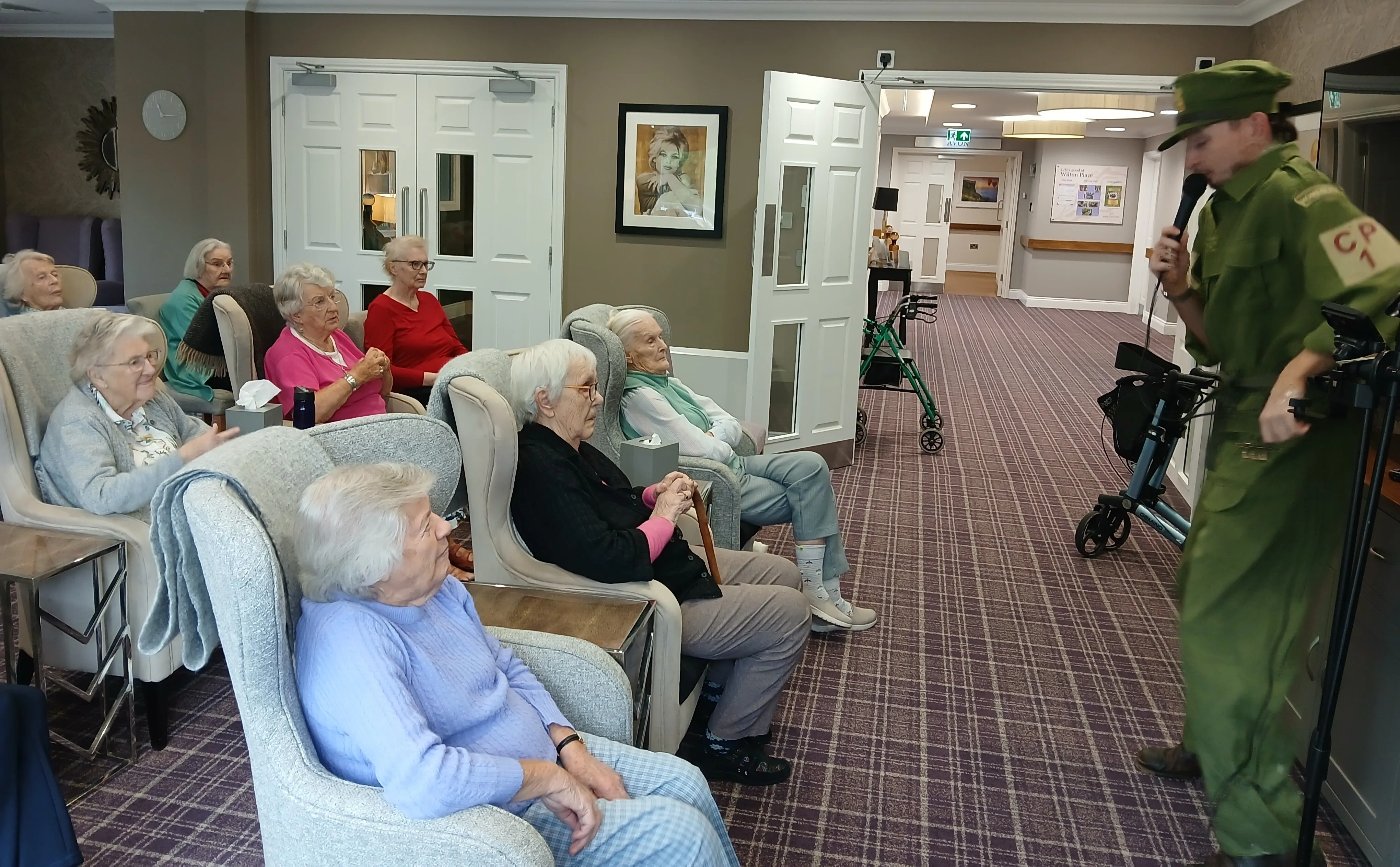 Wilton Place welcomes Nick from mini concerts